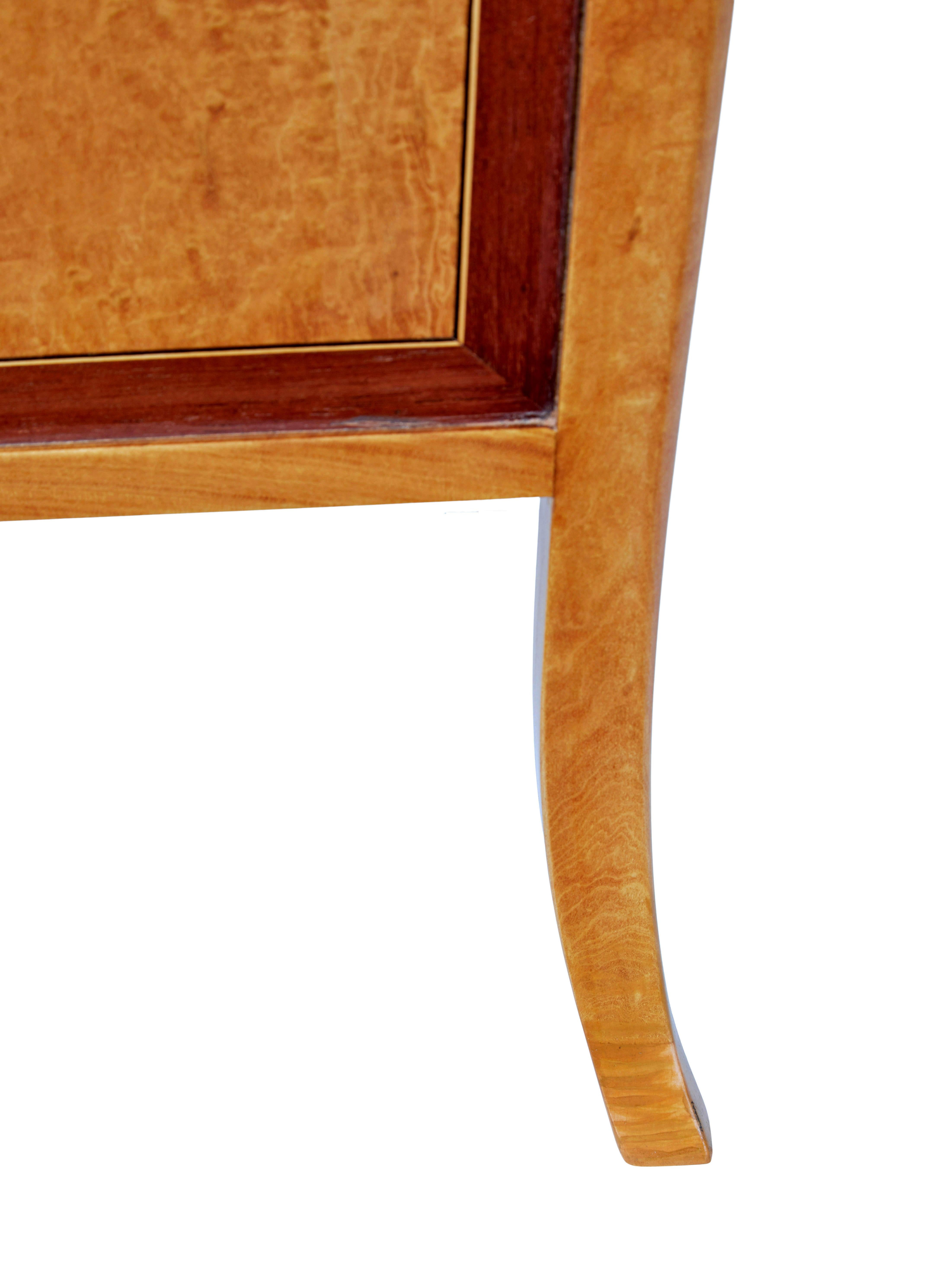 Early 20th century satinwood sheraton revival desk For Sale 1