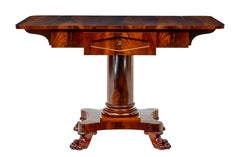 Table de canapé style empire scandinave du début du 20e siècle
