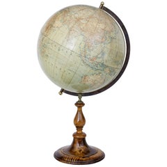 Early 20th Century Scandinavian Large Globe by Jordglob