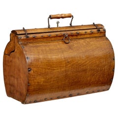 Early 20th century Scandinavian wooden doctors bag