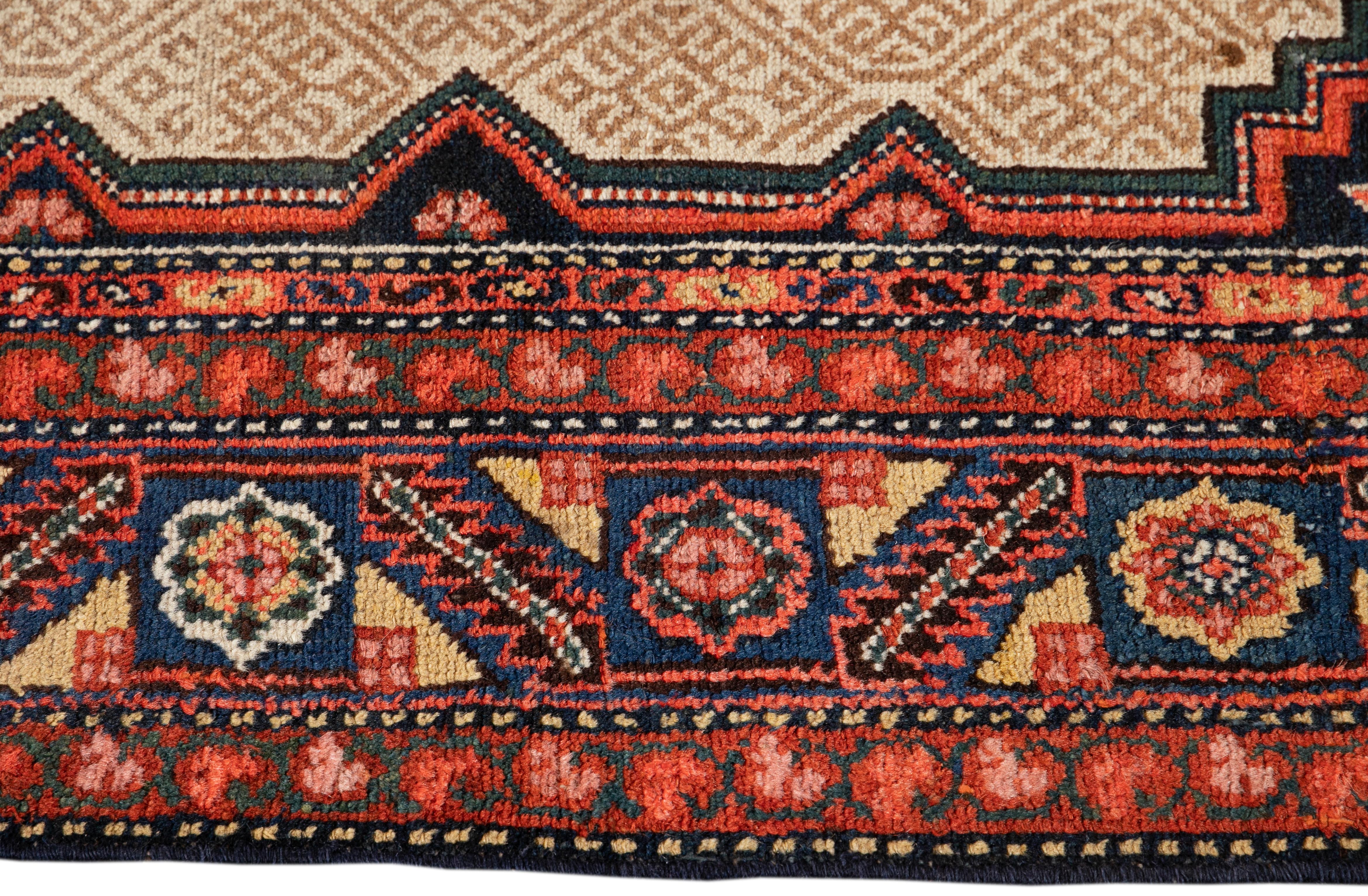 Wool Early 20th Century Scatter Hamadan Rug For Sale