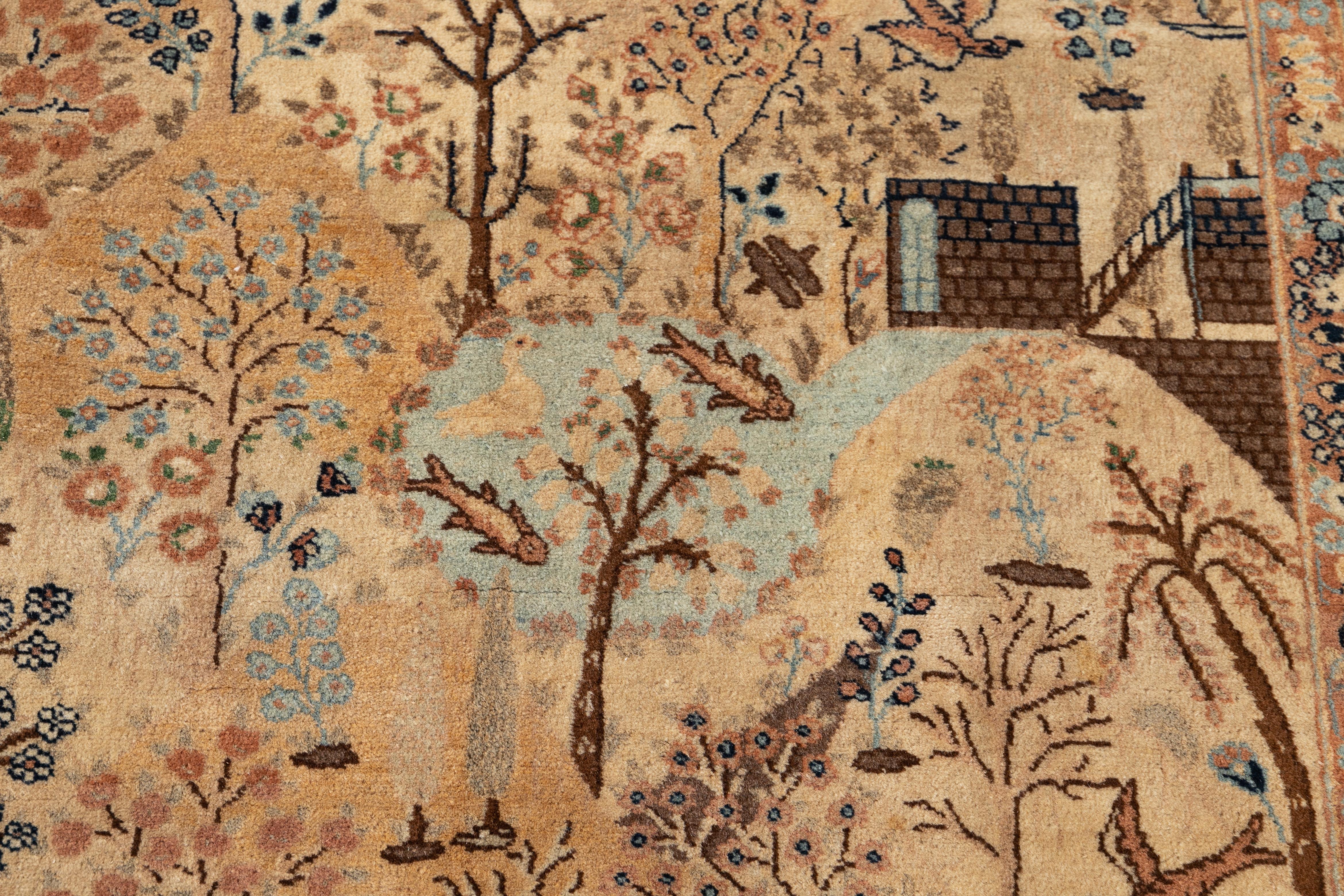 Tappeto Scatter Tabriz dei primi del Novecento in vendita 5