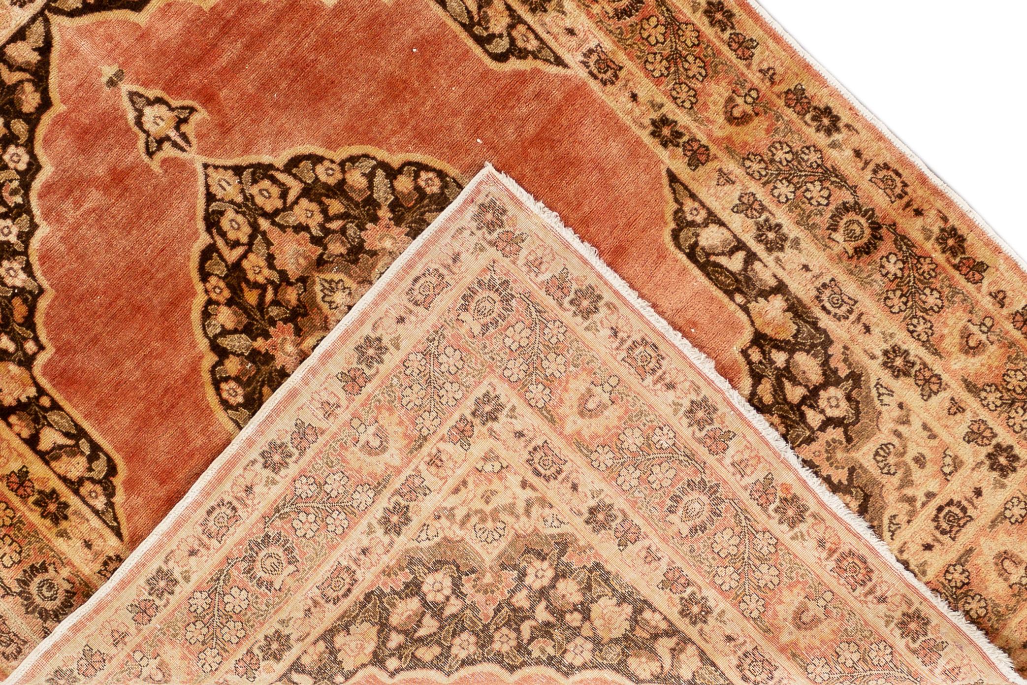 Tappeto Tabriz a dispersione dell'inizio del XX secolo. Misure: 4'0