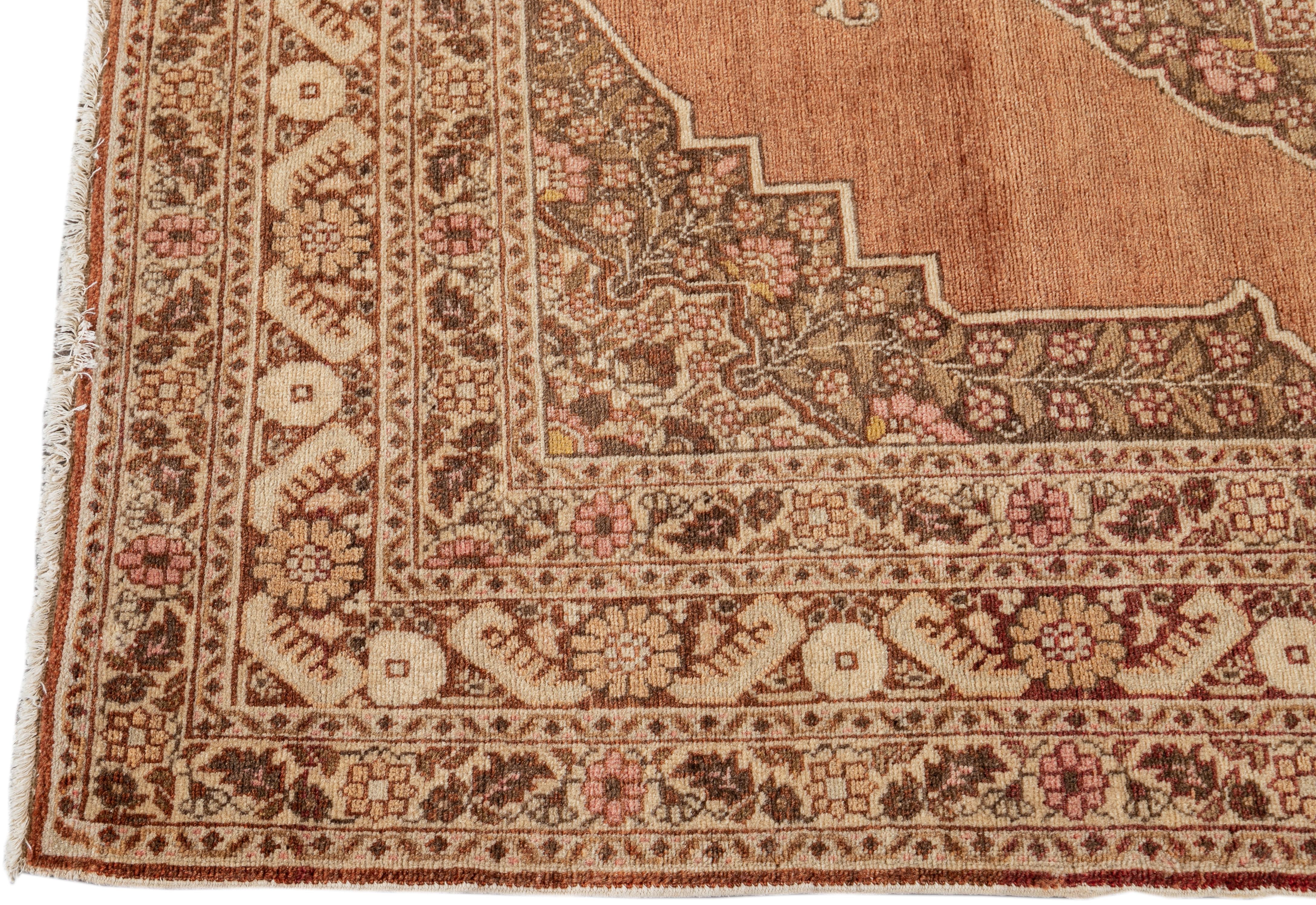 Mid-20th Century Early 20th Century Scatter Tabriz Rug For Sale