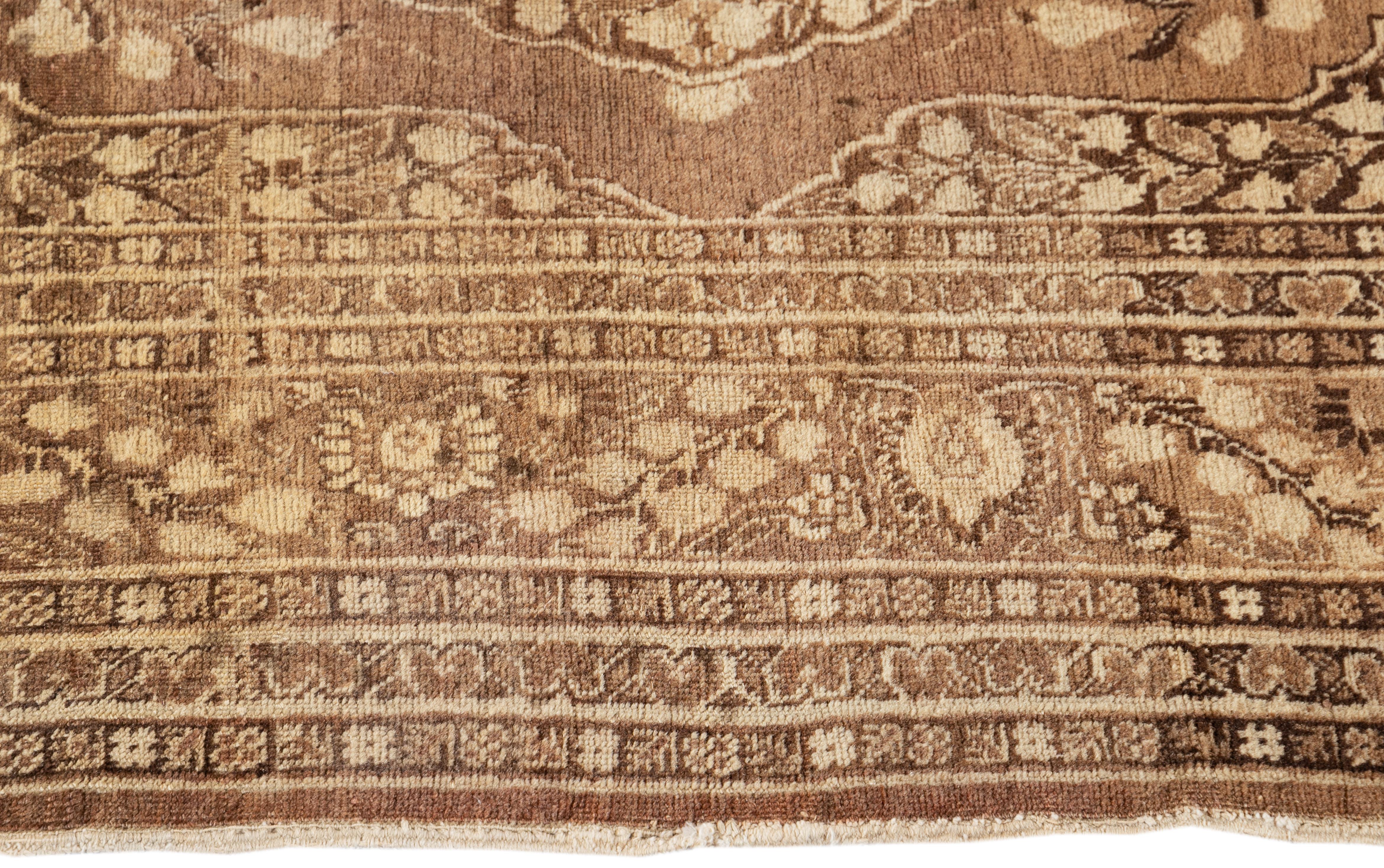 Scatter-Tabriz-Teppich aus dem frühen 20. Jahrhundert (Wolle) im Angebot