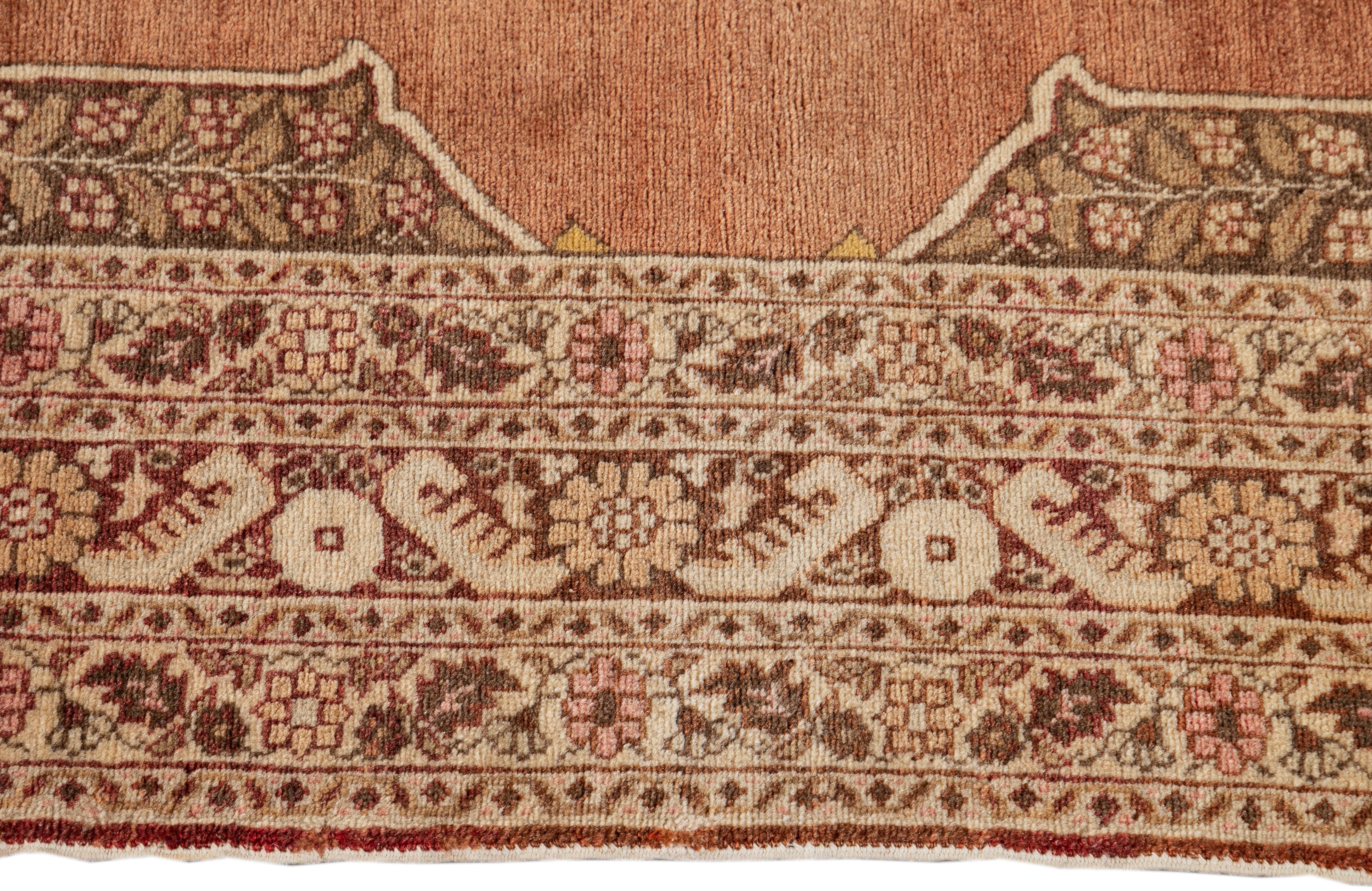 Scatter-Tabriz-Teppich aus dem frühen 20. Jahrhundert (Wolle) im Angebot