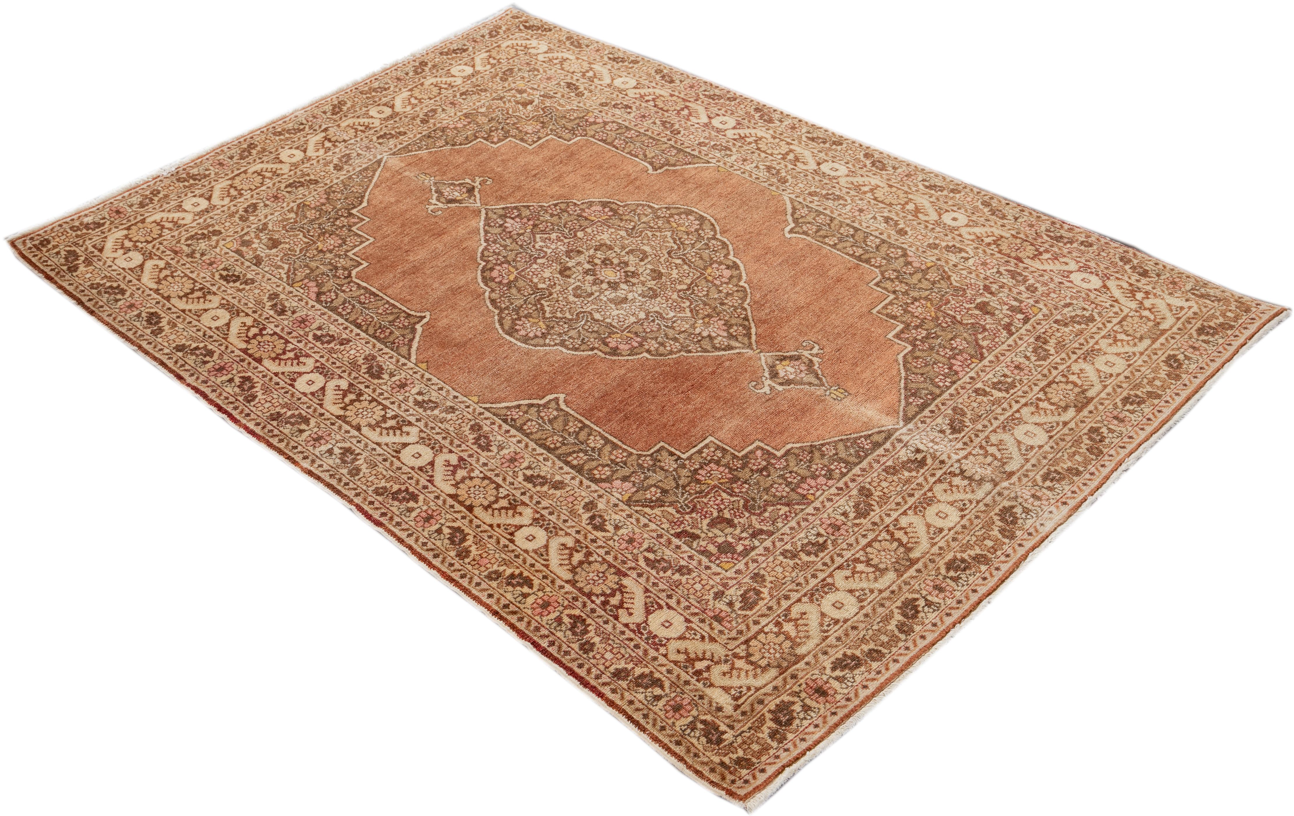 Scatter-Tabriz-Teppich aus dem frühen 20. Jahrhundert im Angebot 2