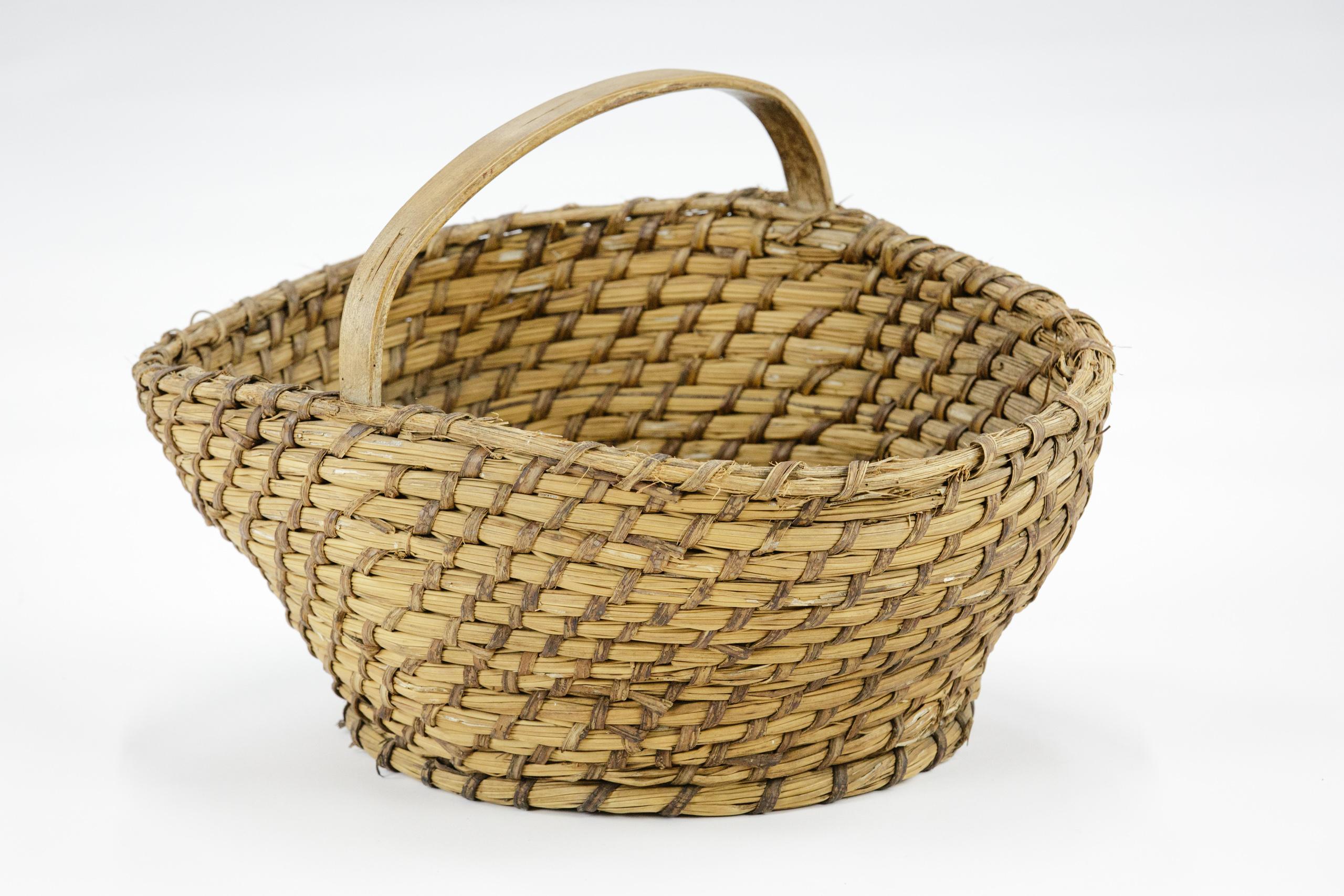 Early 20th Century Scottish Orkney or Islands Foraging Basket 6