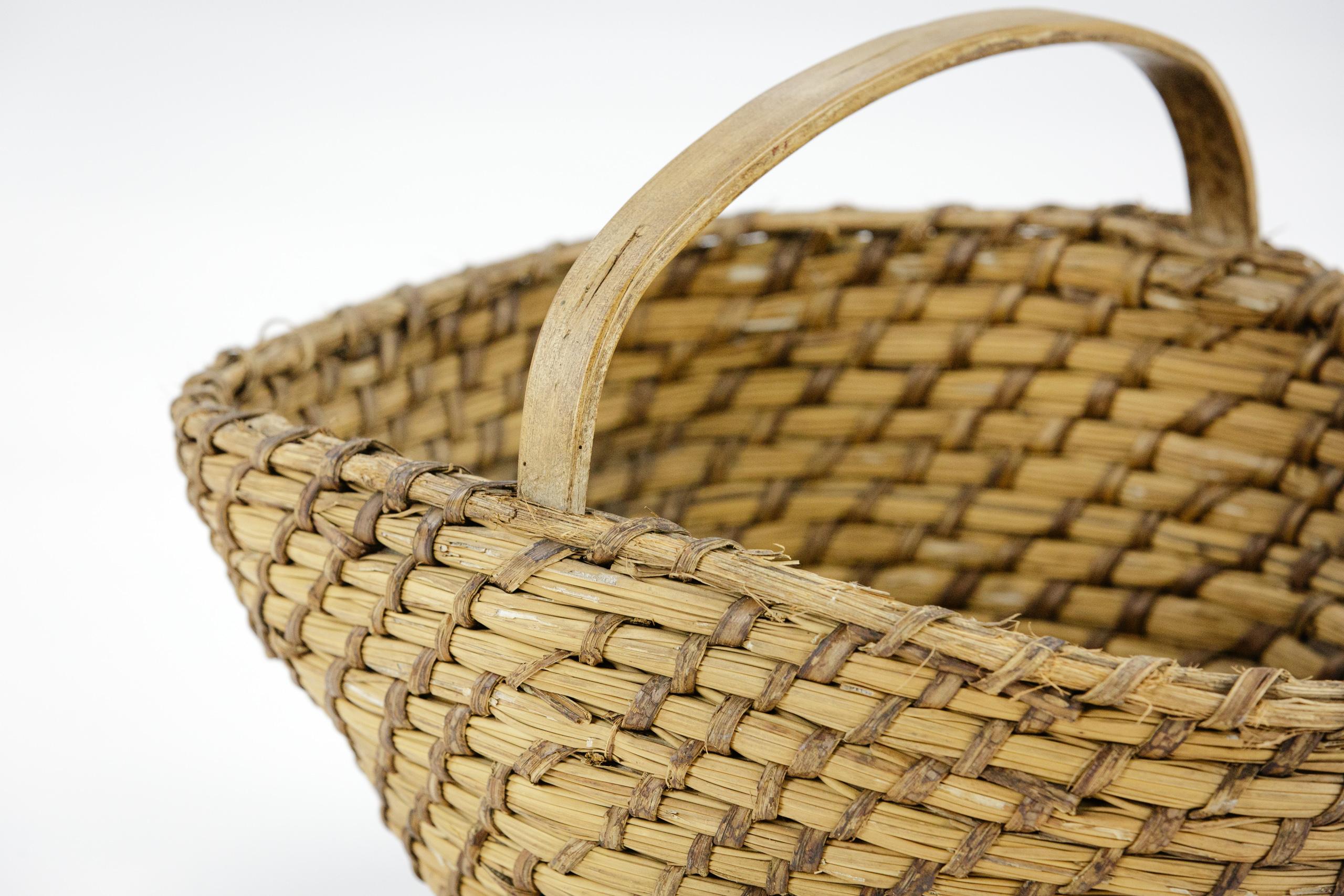 Early 20th Century Scottish Orkney or Islands Foraging Basket 7