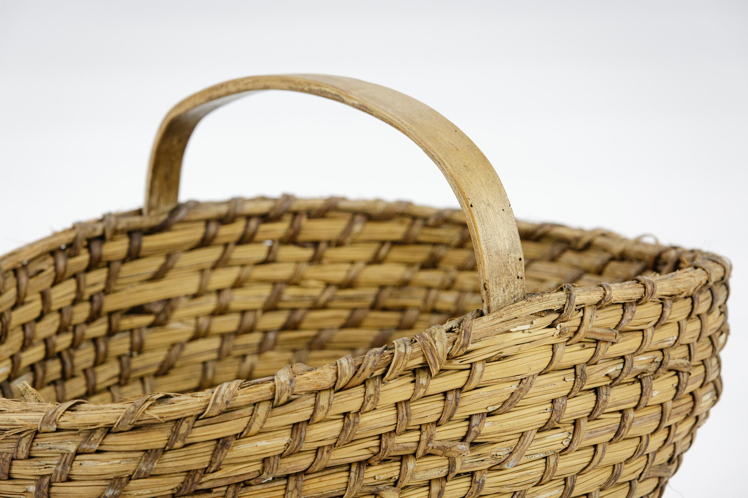 Early 20th Century Scottish Orkney or Islands Foraging Basket 4