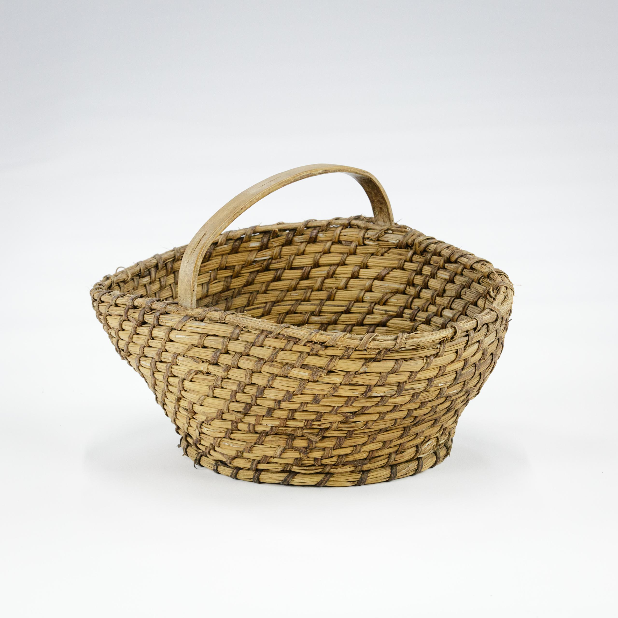 Early 20th Century Scottish Orkney or Islands Foraging Basket 5