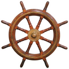 Early 20th Century Scottish Ship Wheel by Mactaggart Scott 
Co. from Edinburgh