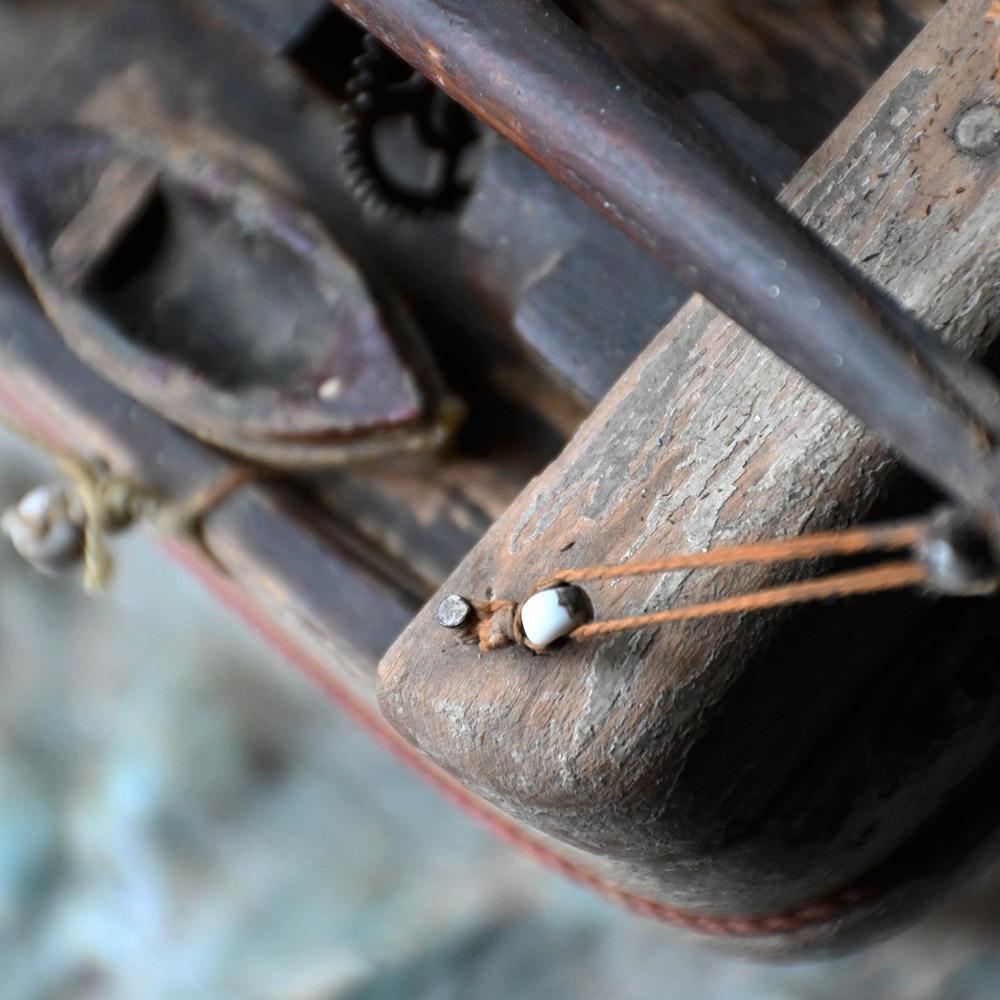 Early 20th Century Scratch build folk-art ship model For Sale 7