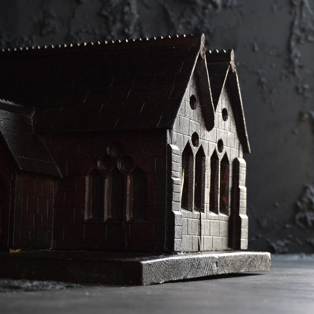 Early 20th Century Scratch Built Church Model For Sale 5