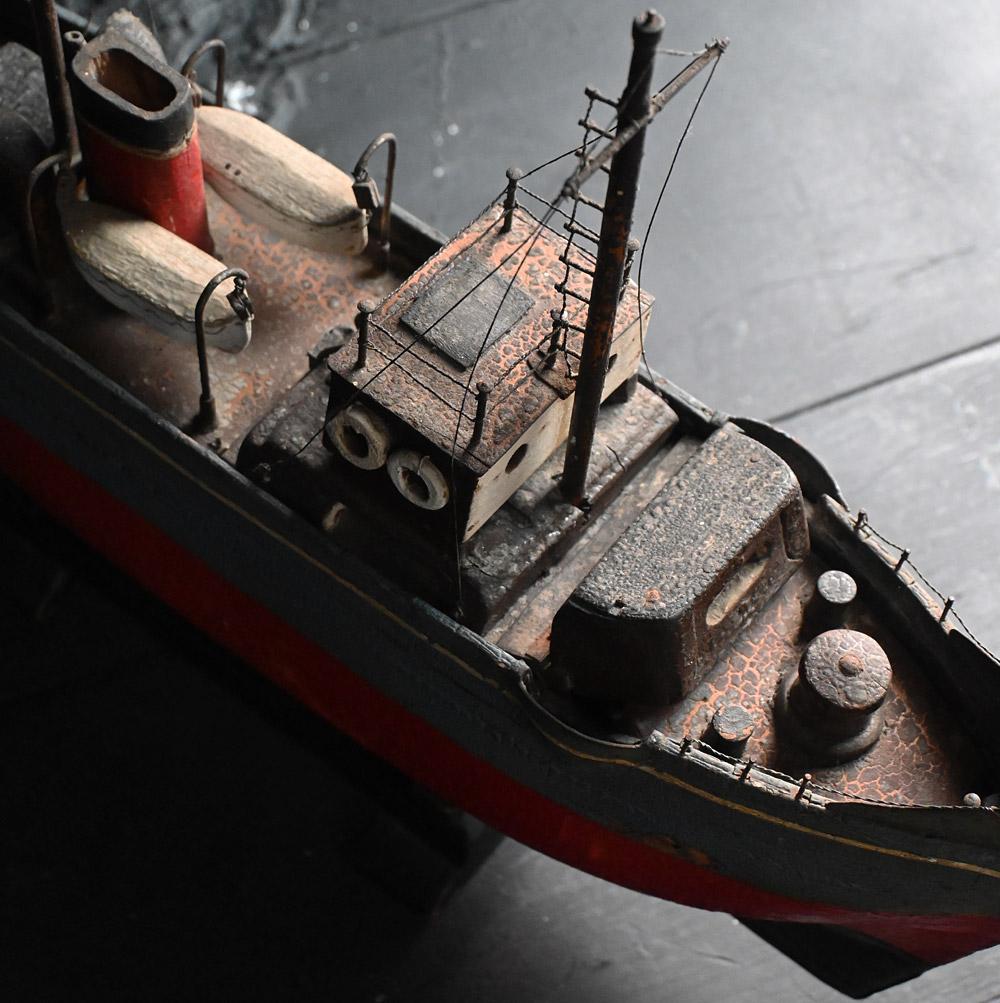 Scratch-gebautes Uhrenboot aus dem frühen 20. Jahrhundert im Angebot 3