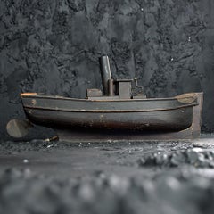 Early 20th Century Scratch-Built Clockwork Tugboat