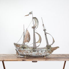 Early 20th Century Scratch-Built Galleon