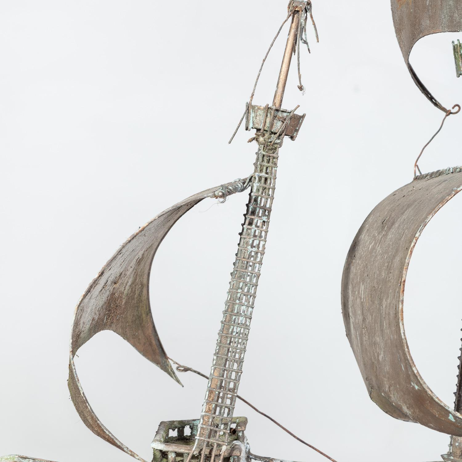 Early 20th Century Scratch-Built Galleon  For Sale 1