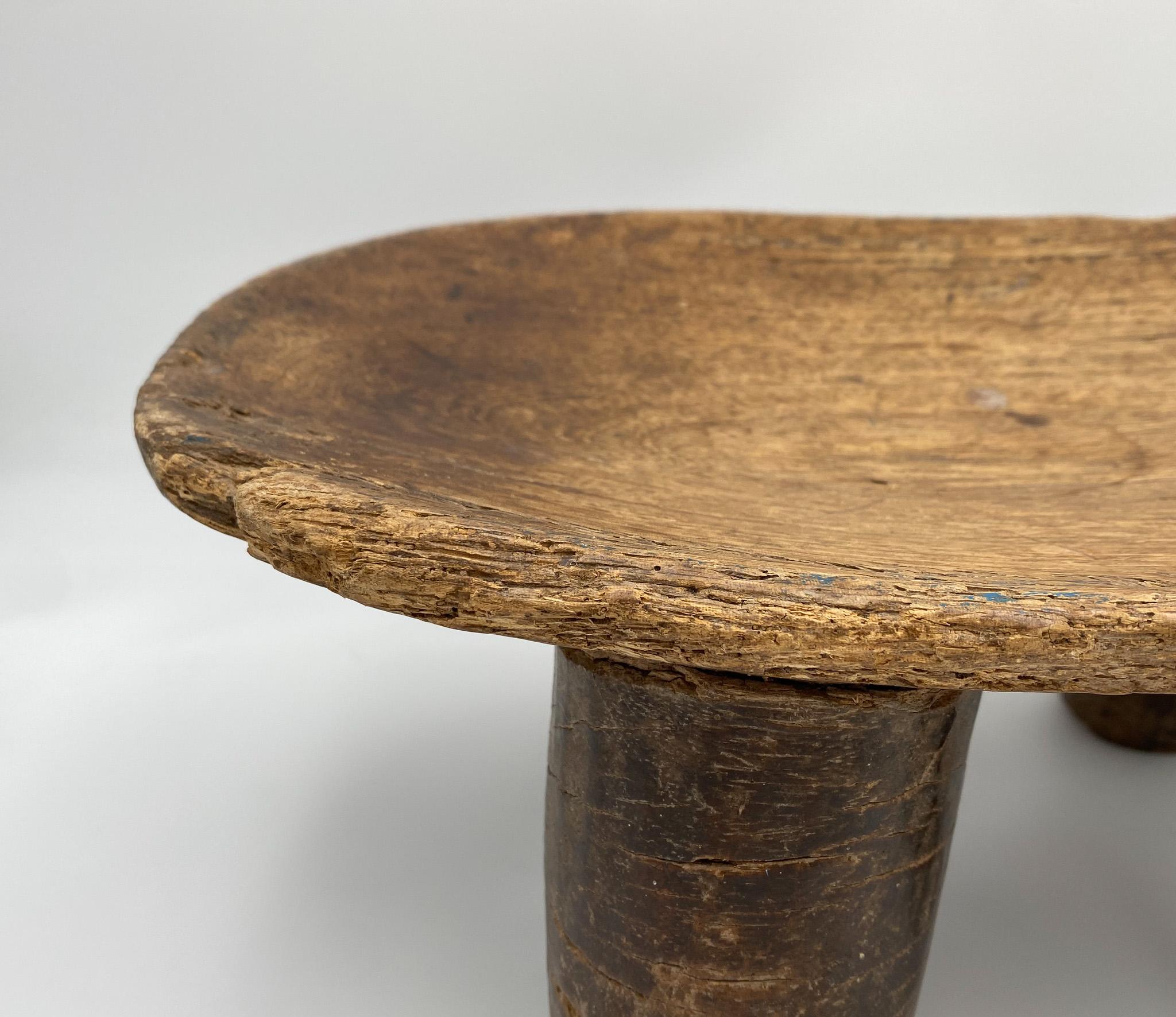 Hand-Carved Early 20th Century Sculptural African Senufo Stool