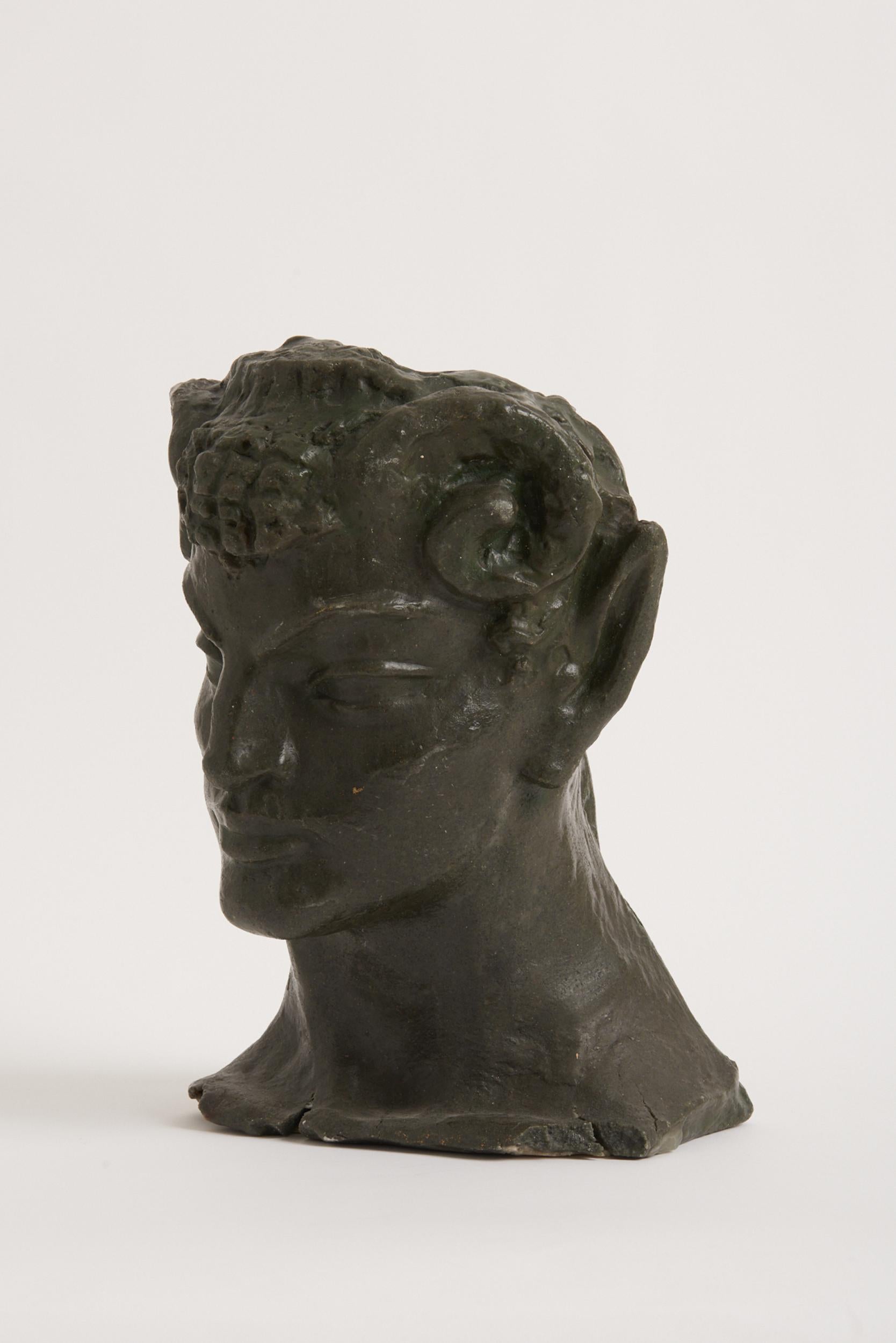 French Early 20th Century Sculpture of a Faun