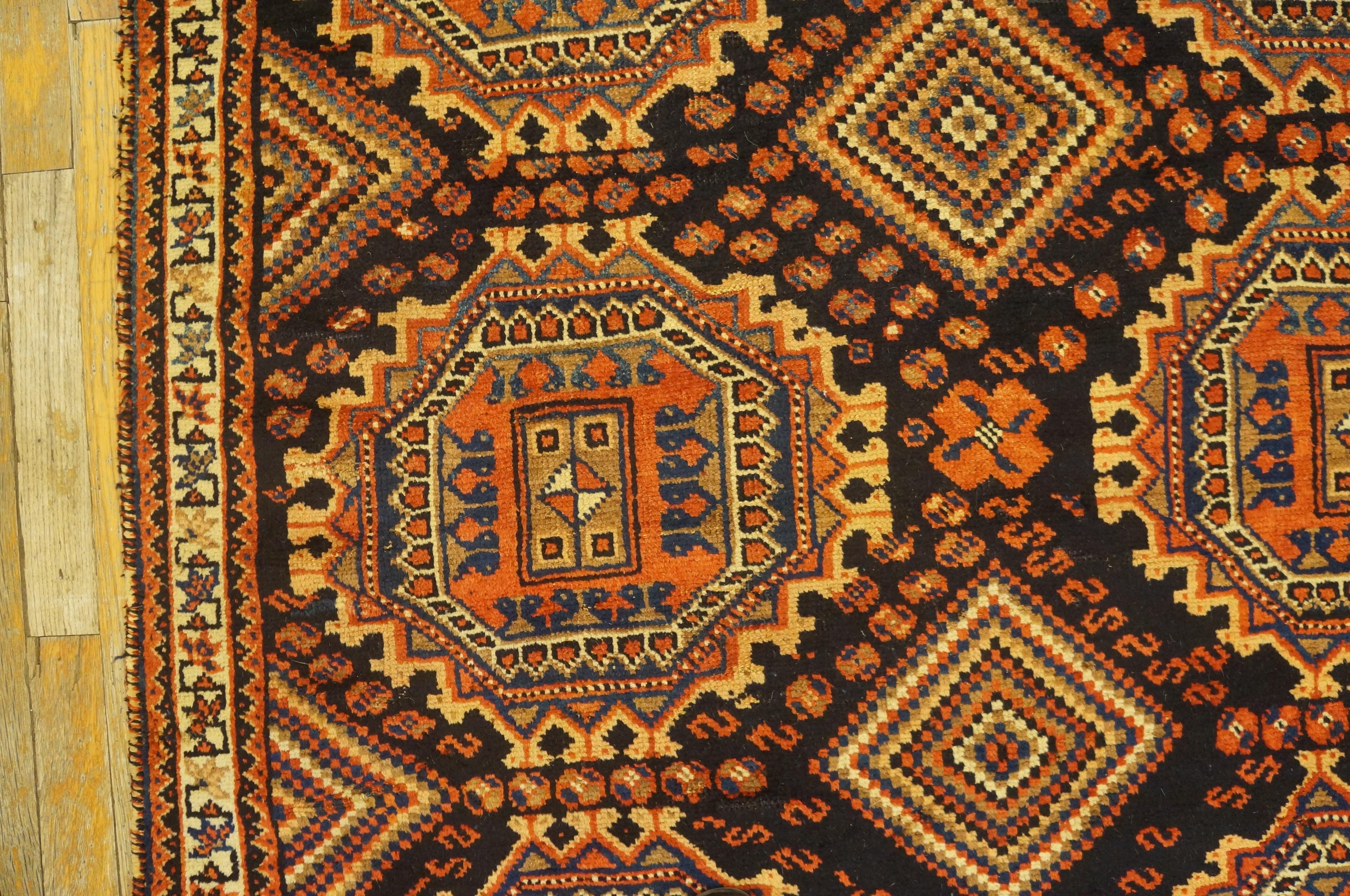 Anfang 20. Jahrhundert S.E. Persischer Afshar-Teppich ( 4'6