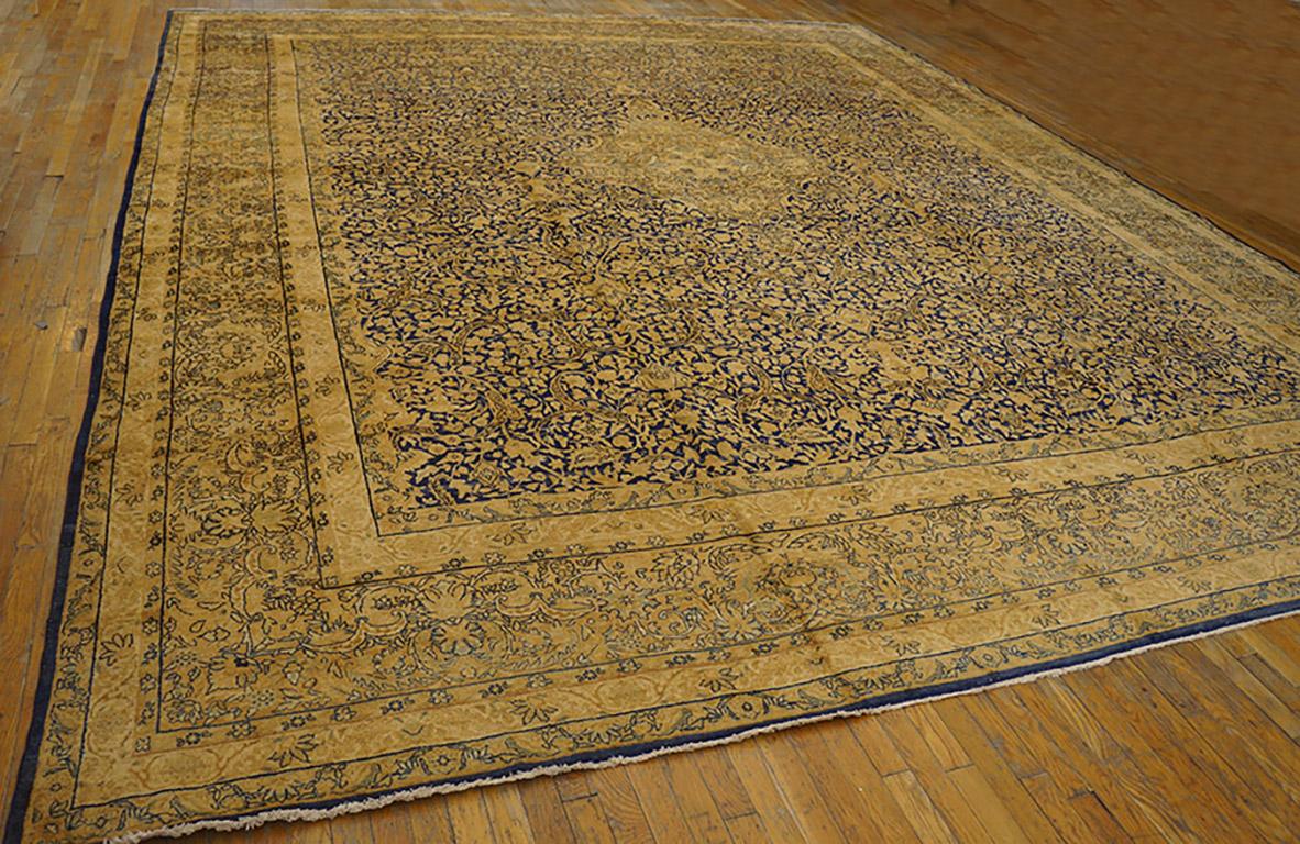 Hand-Knotted Early 20th Century S.E Persian Kirman Carpet ( 13'8