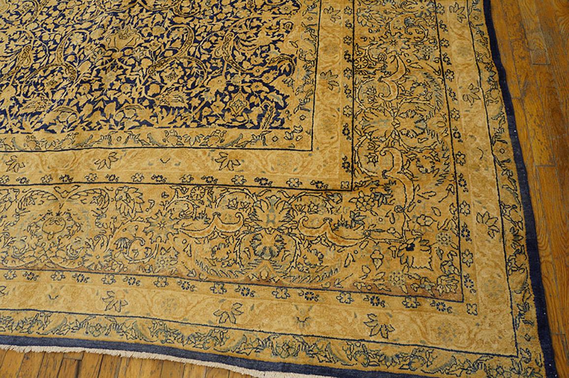 Wool Early 20th Century S.E Persian Kirman Carpet ( 13'8