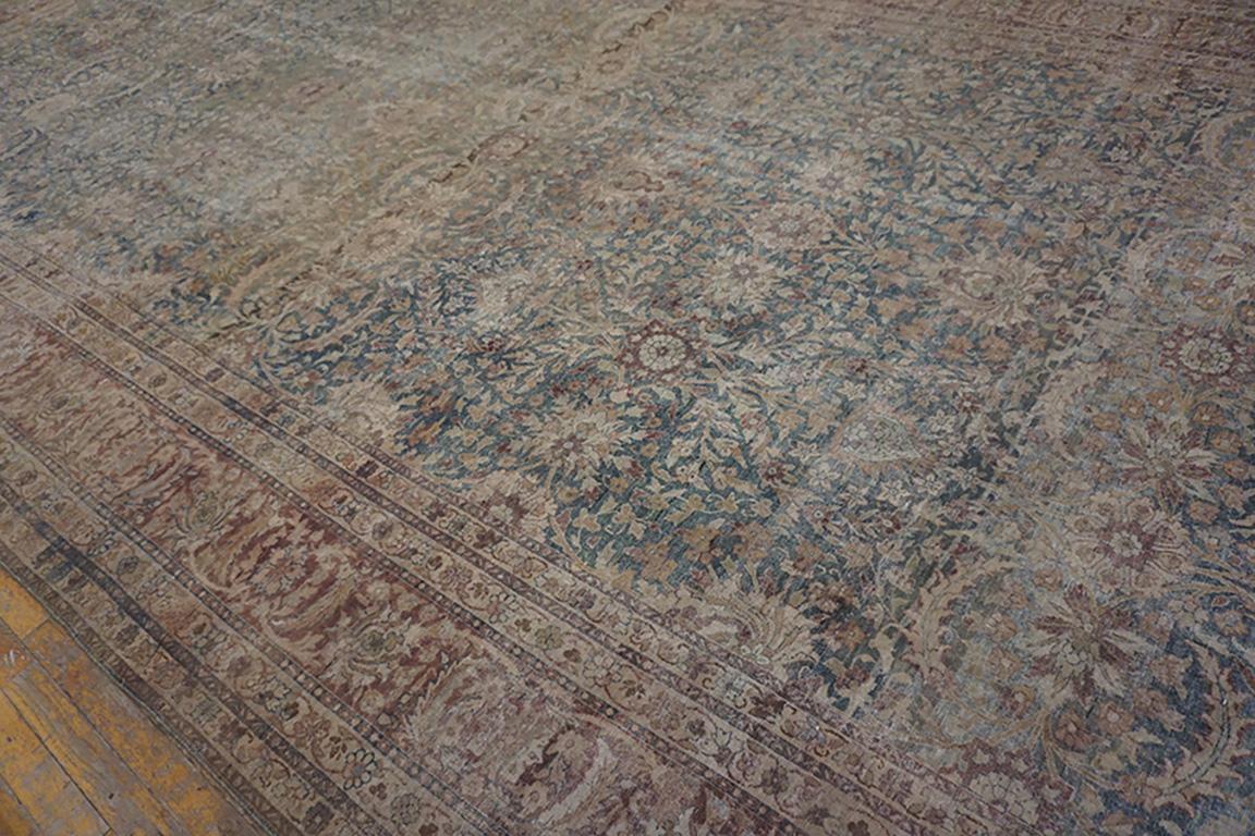 Anfang 20. Jahrhundert S.E. Persischer Kirman-Teppich (Wolle) im Angebot