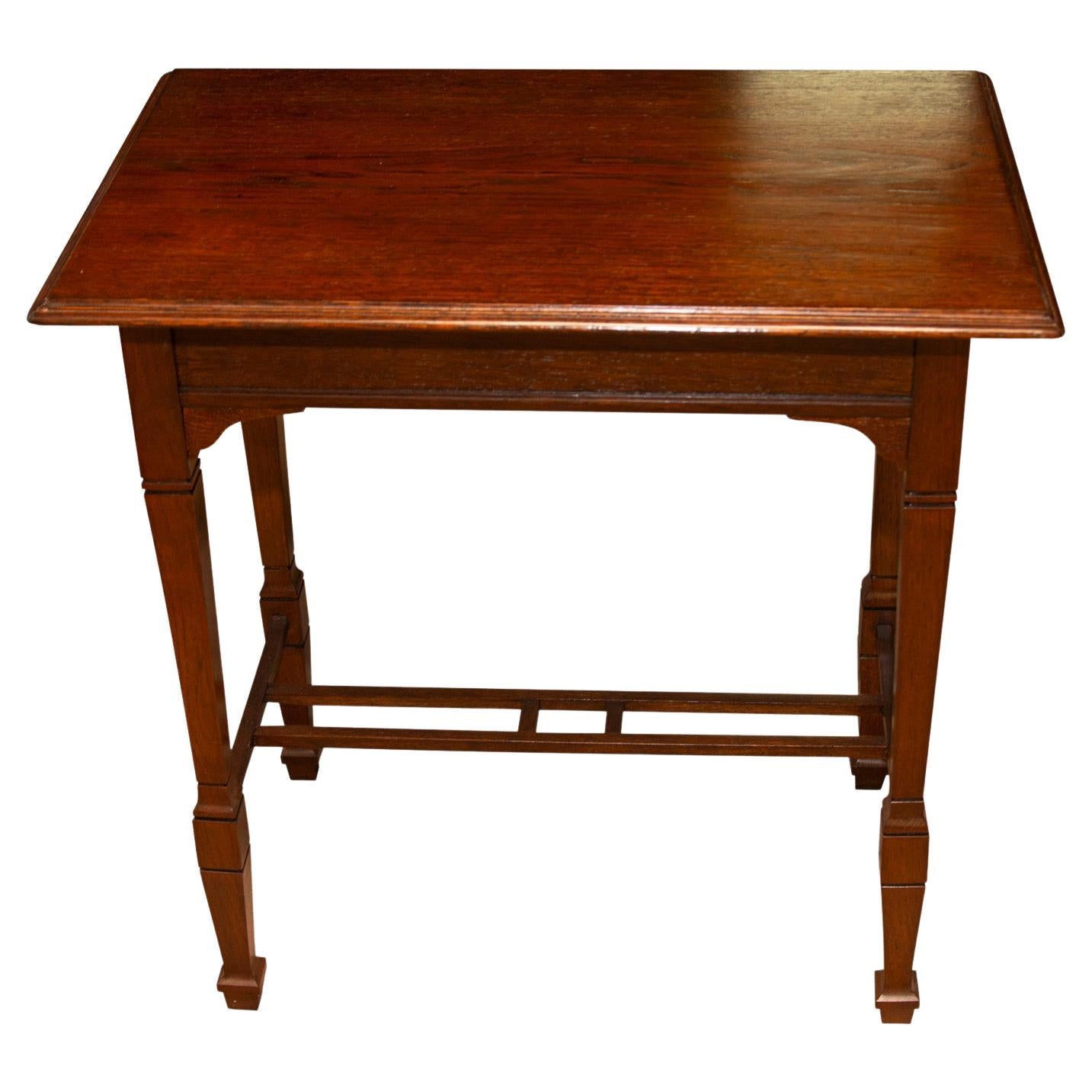 Early 20th Century Secessionist Oak Occasional Table, Austria-Hungary For Sale