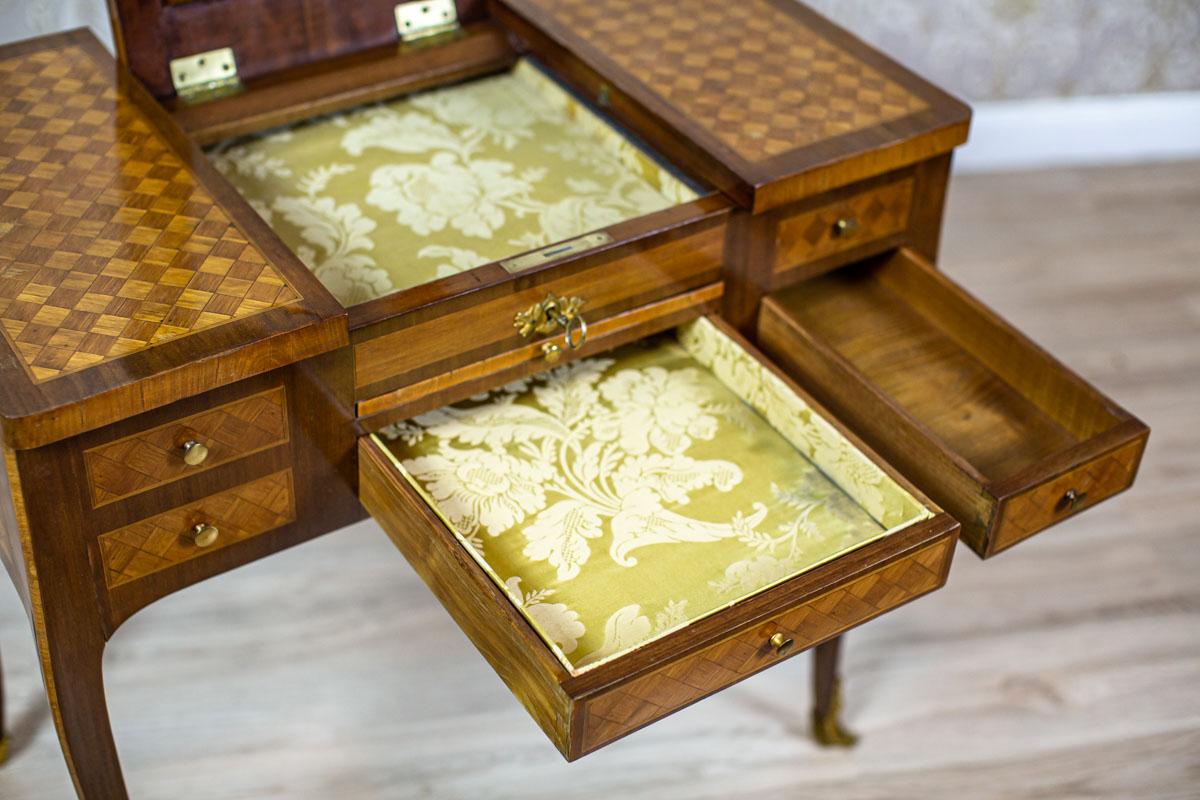 Early 20th Century Secretary Desk with Mosaic Parquet 5