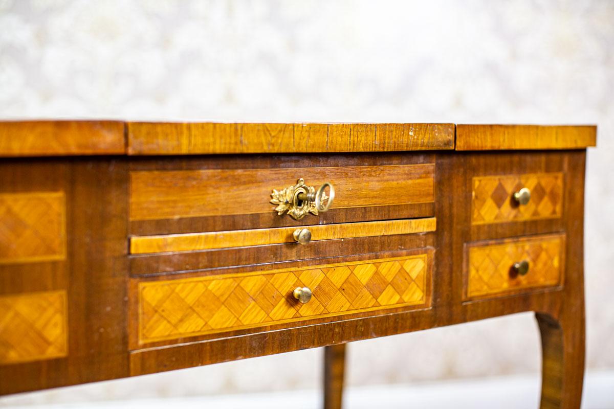 Early 20th Century Secretary Desk with Mosaic Parquet 8