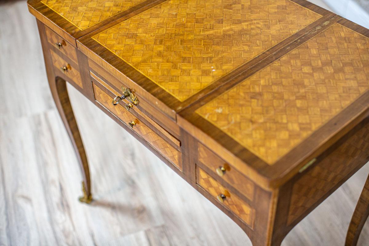 Early 20th Century Secretary Desk with Mosaic Parquet 10