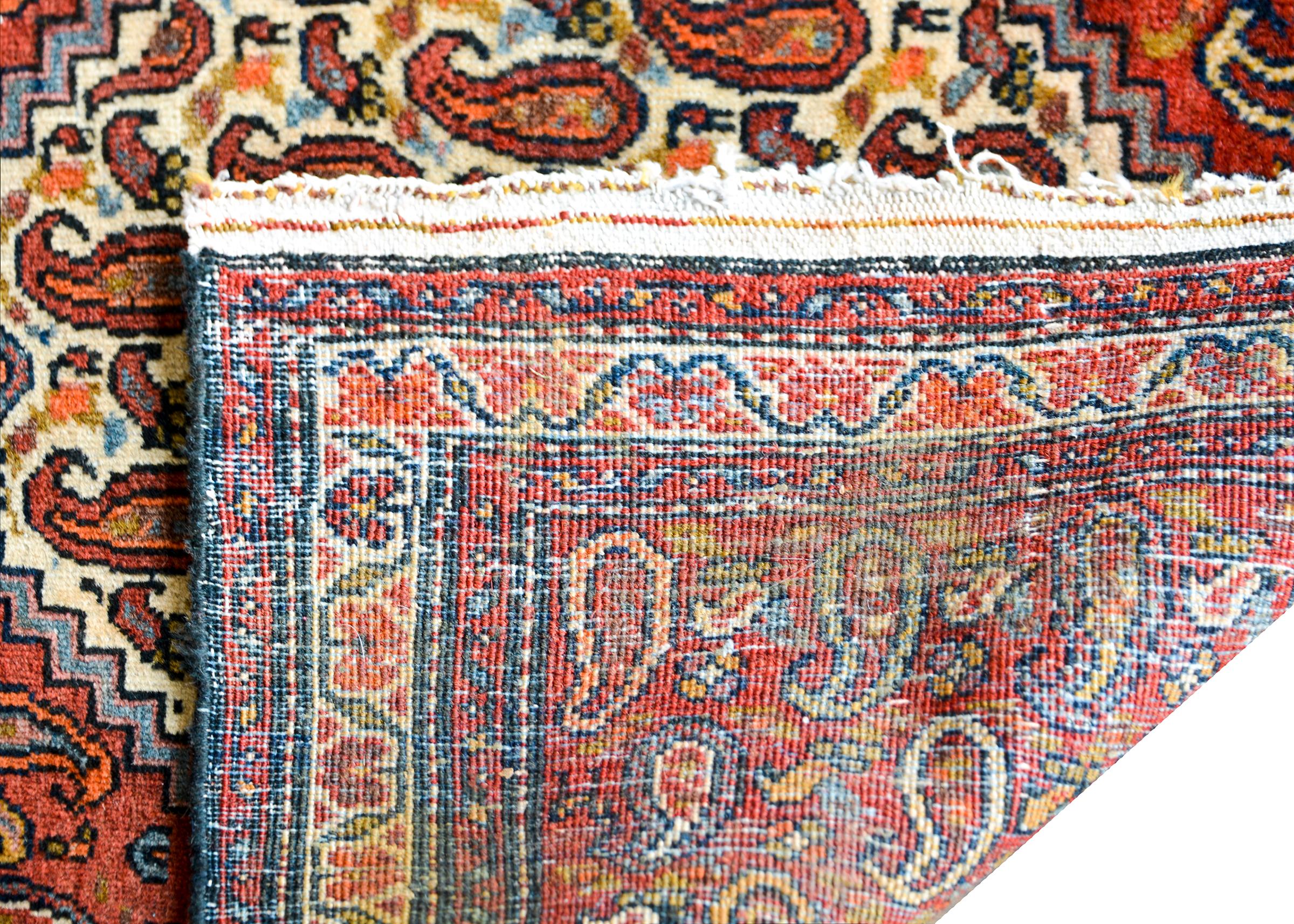 Senneh-Teppich, frühes 20. Jahrhundert im Angebot 2