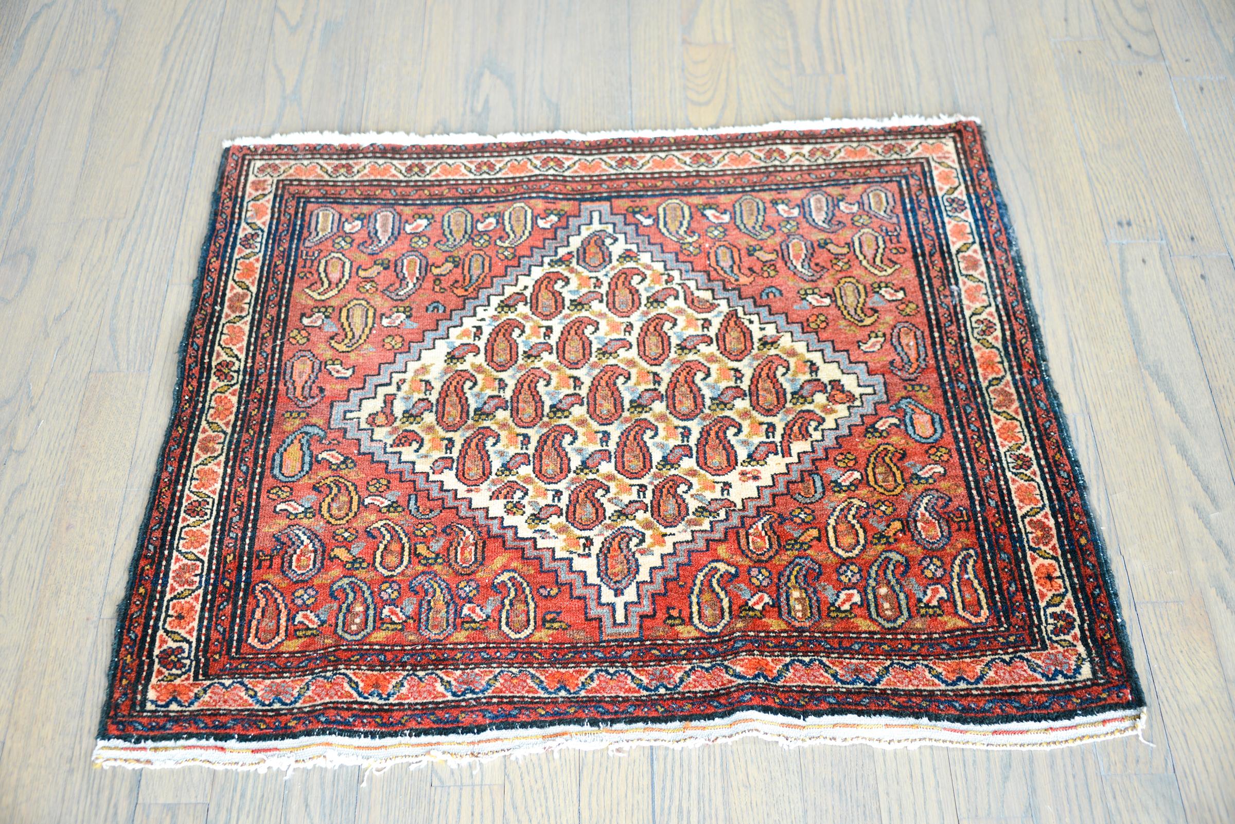 Early 20th Century Senneh Rug For Sale 3