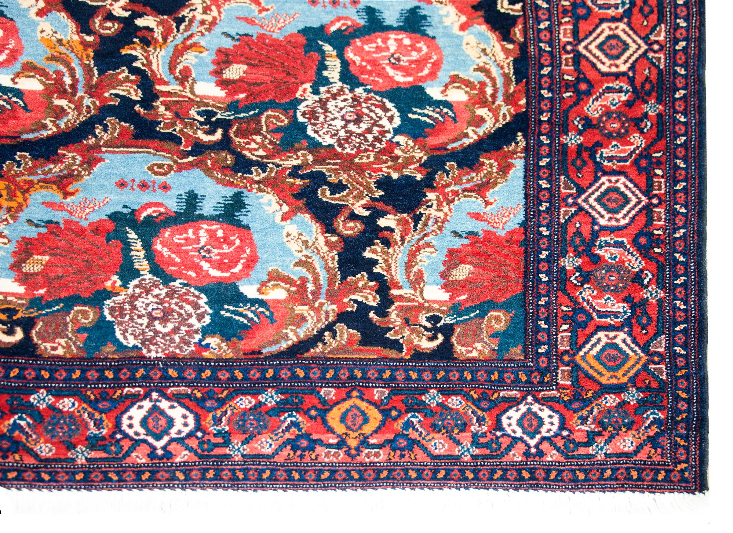 Senneh-Teppich, frühes 20. Jahrhundert im Angebot 5