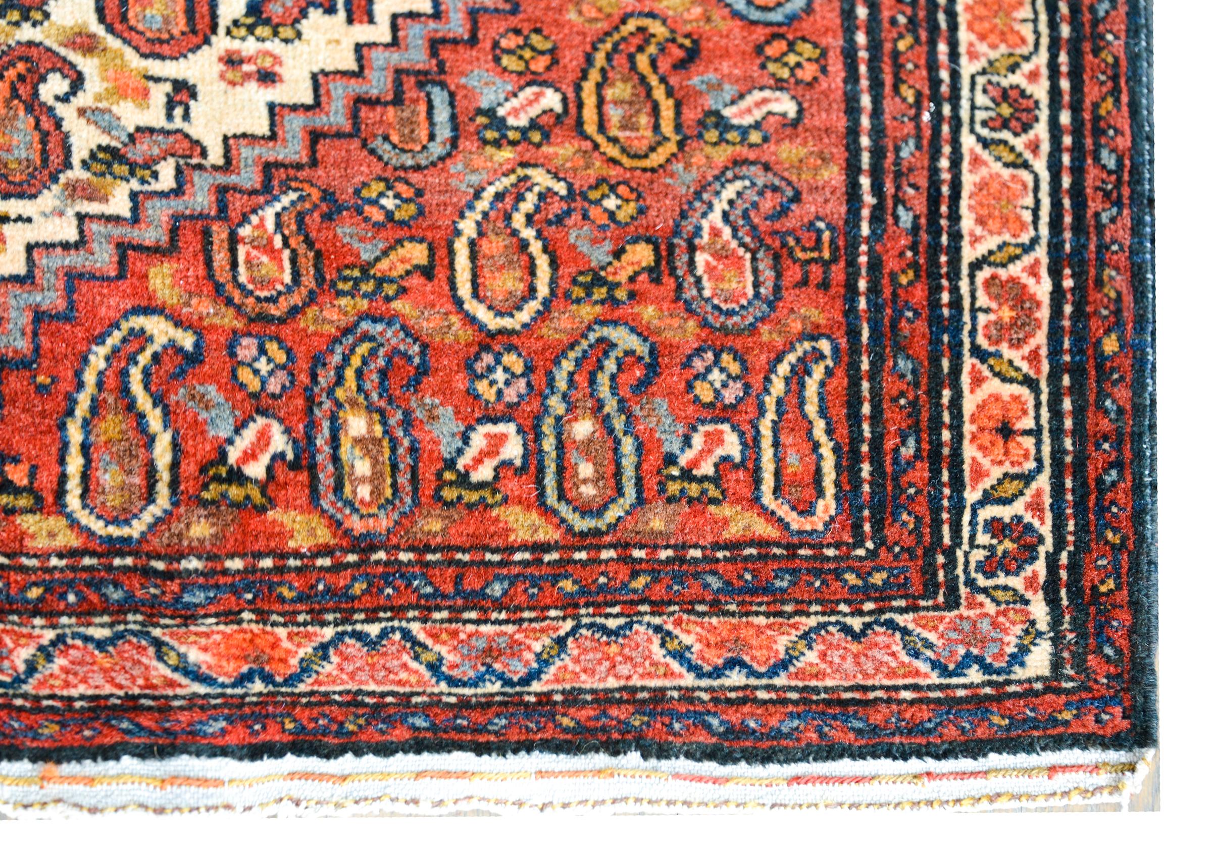 Early 20th Century Senneh Rug For Sale 1