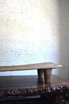 Early 20th Century Senufo Daybed / Bench/Coffee Table in Bleached Weathered Wood