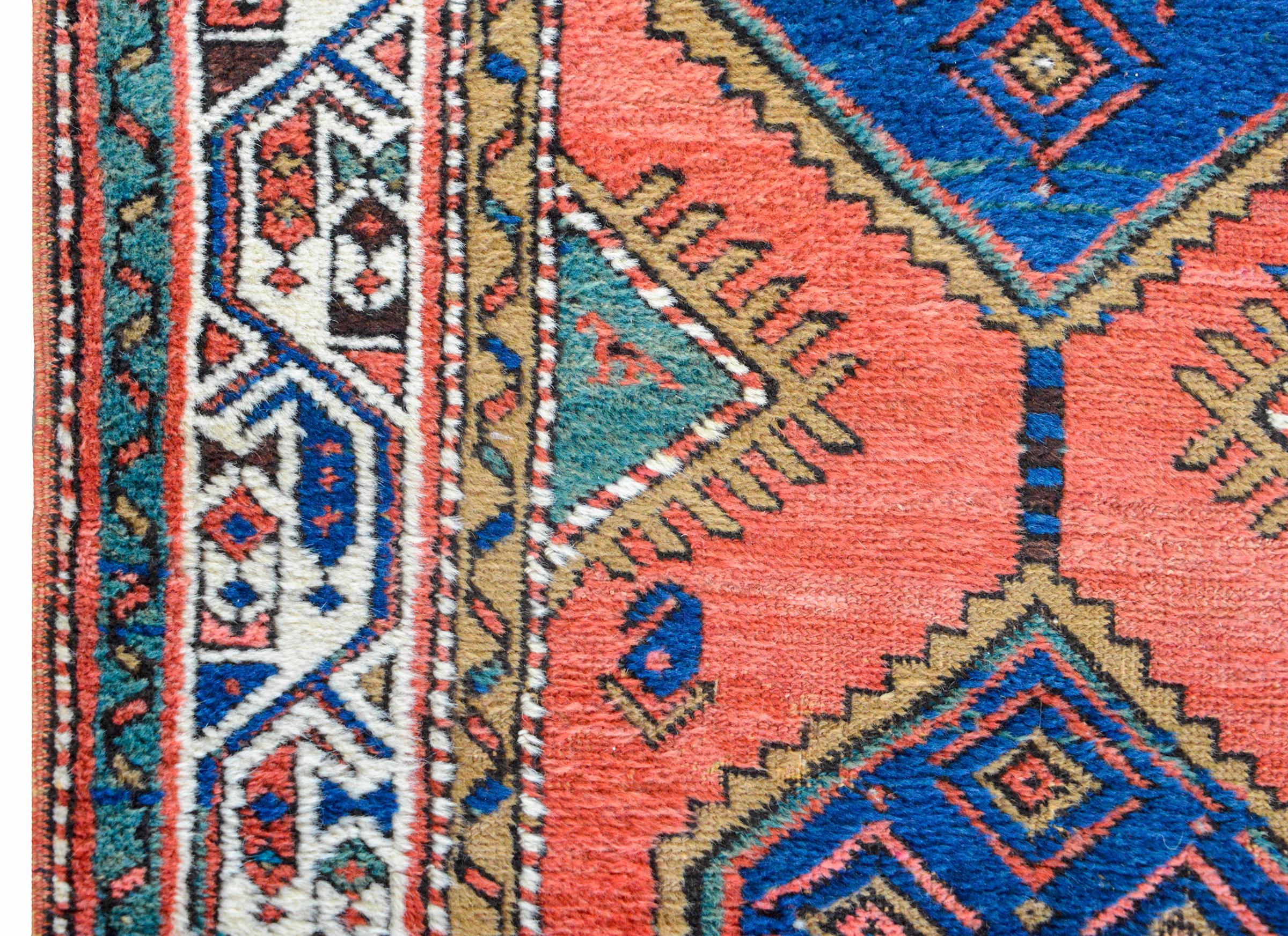 Hand-Knotted Early 20th Century Serab Runner For Sale