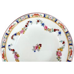 principios del siglo xx juego de 36 platos de pan ingleses de porcelana fina decorados a mano por Minton