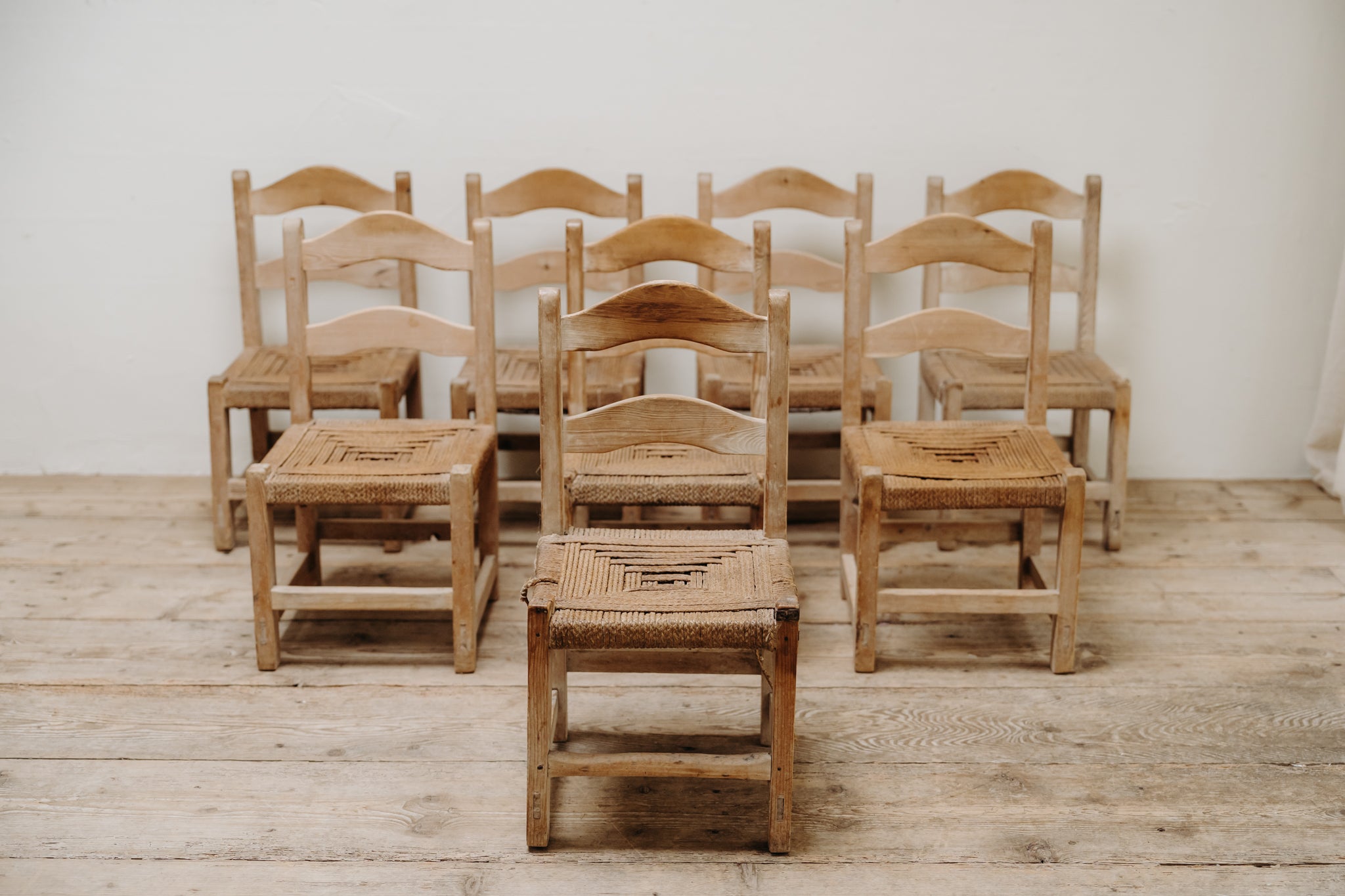 début du 20ème siècle ensemble de 8 chaises ... en vente