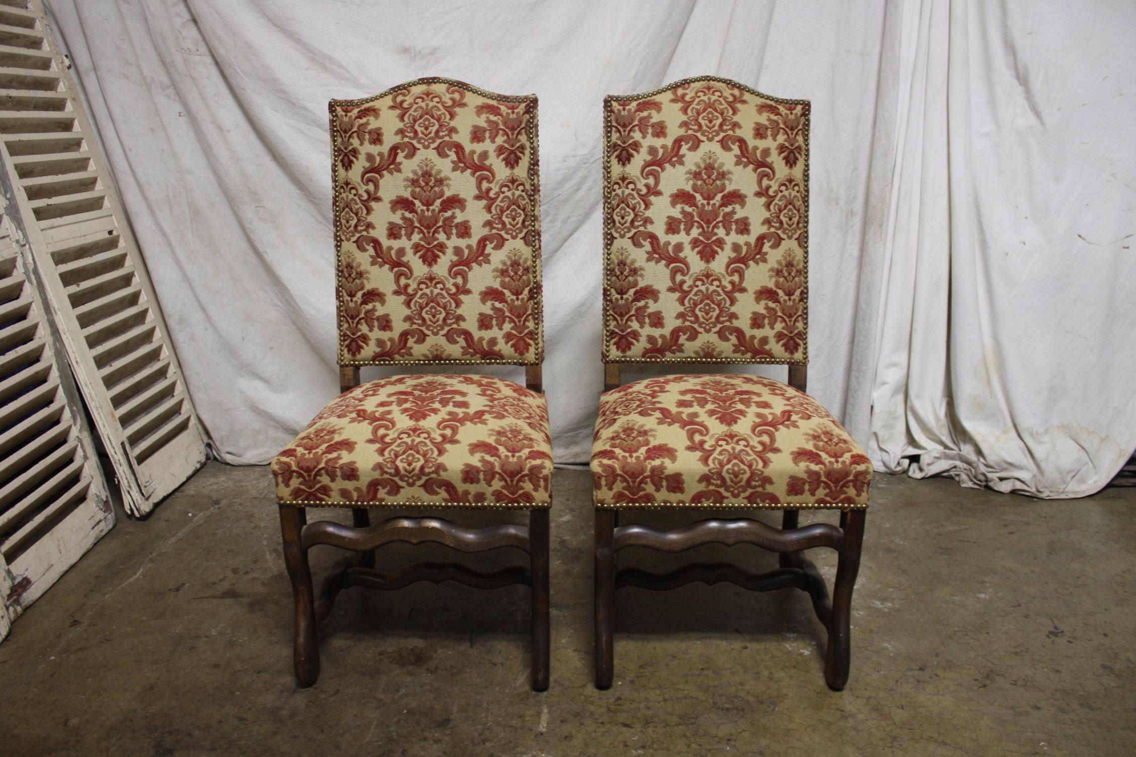 Early 20th Century Set of 8 French Dining Chairs In Good Condition In Stockbridge, GA