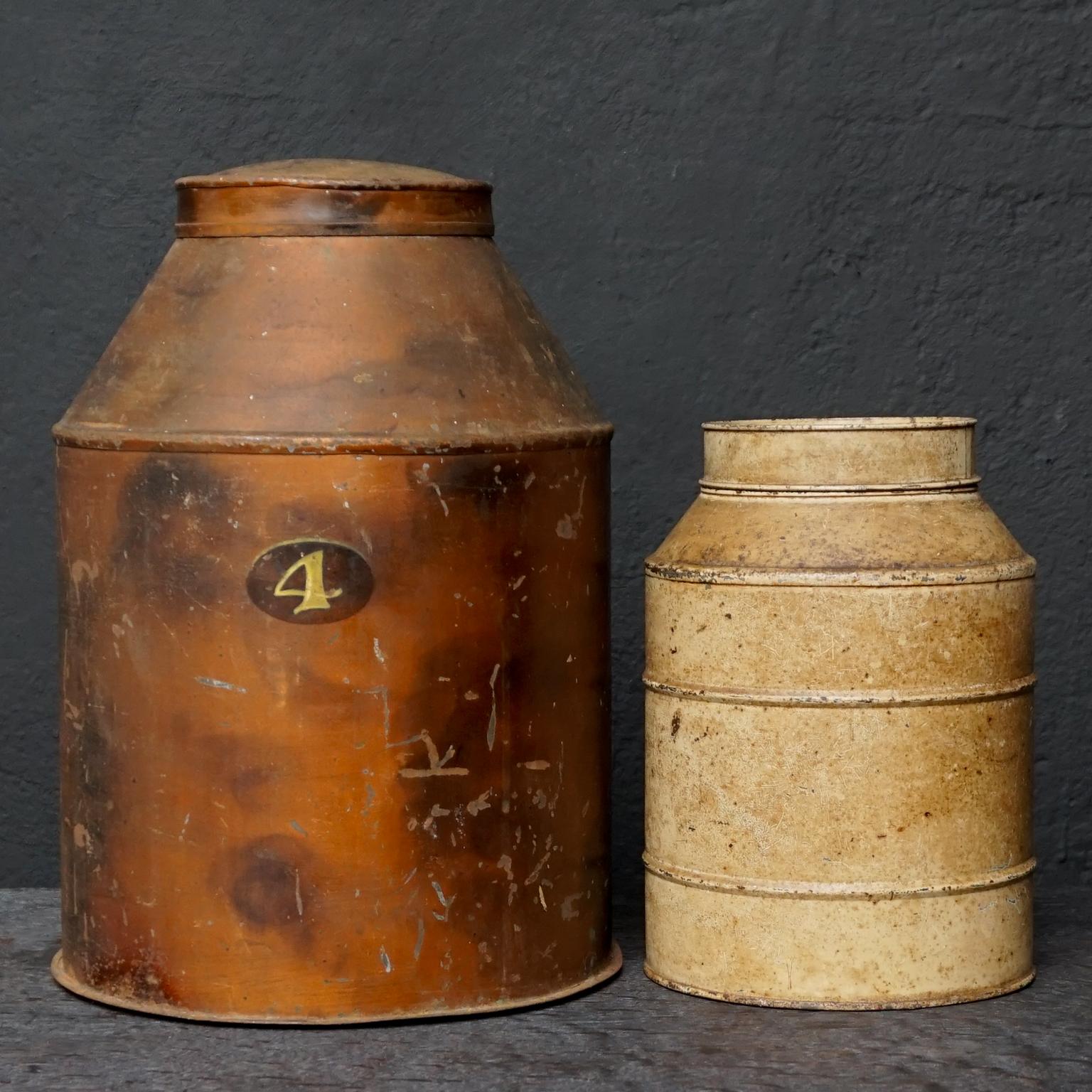 Early 20th Century Set of Eight Dutch Tea Tins 3