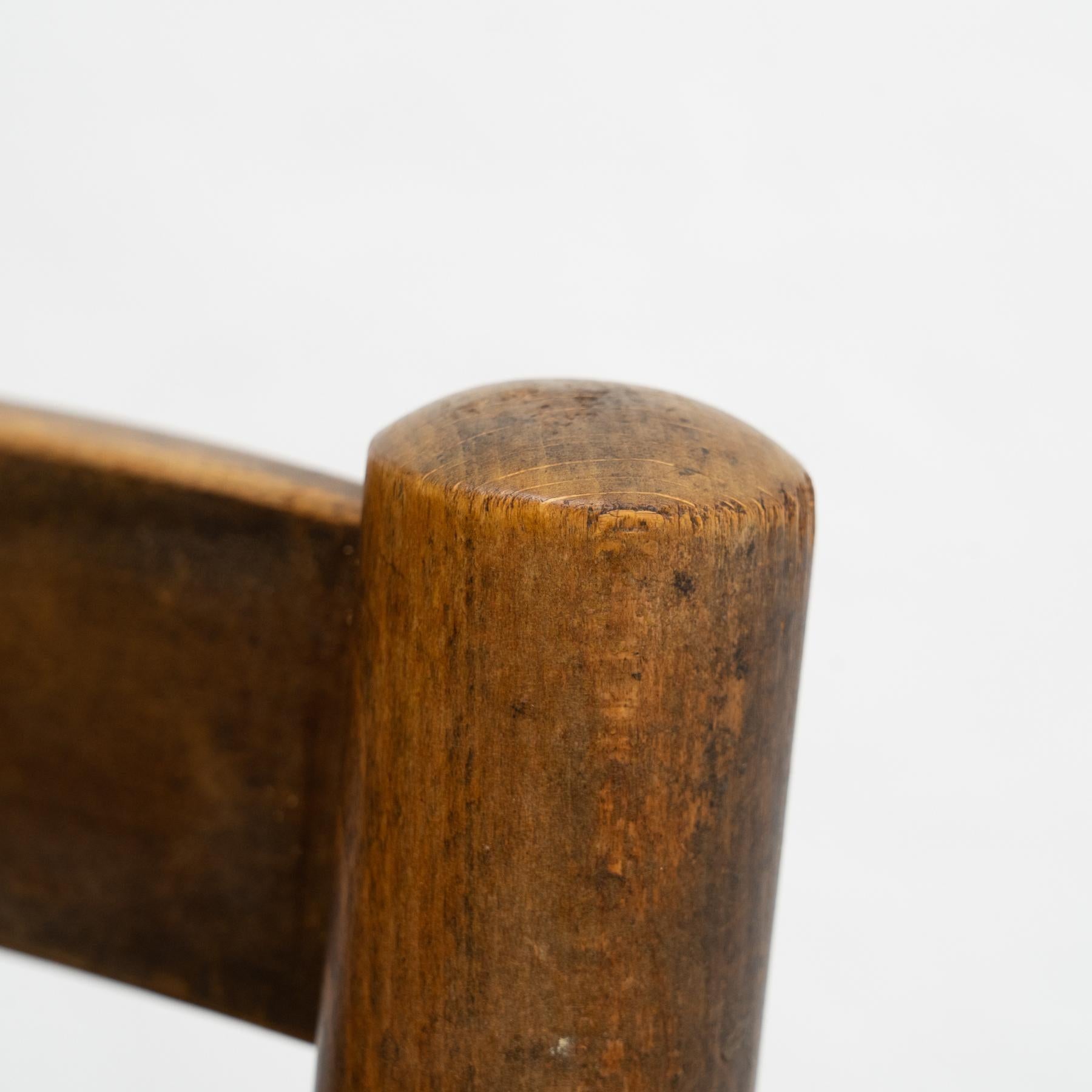 Conjunto de cuatro sillas de ratán y madera de principios del siglo XX Francés en venta
