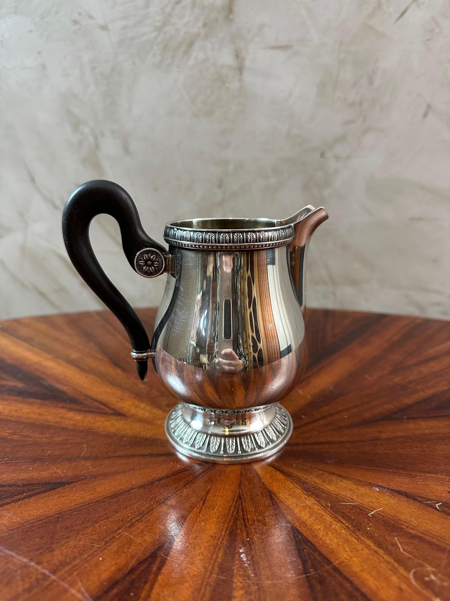 Early 20th century Set of Silver Plate Christofle Tea and Coffee Serving Pieces 4