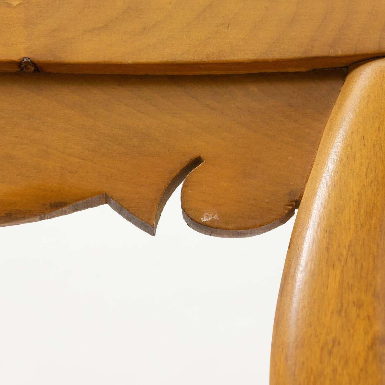 Début du 20e siècle - Ensemble de deux chaises provinciales en rotin et Wood Wood 9