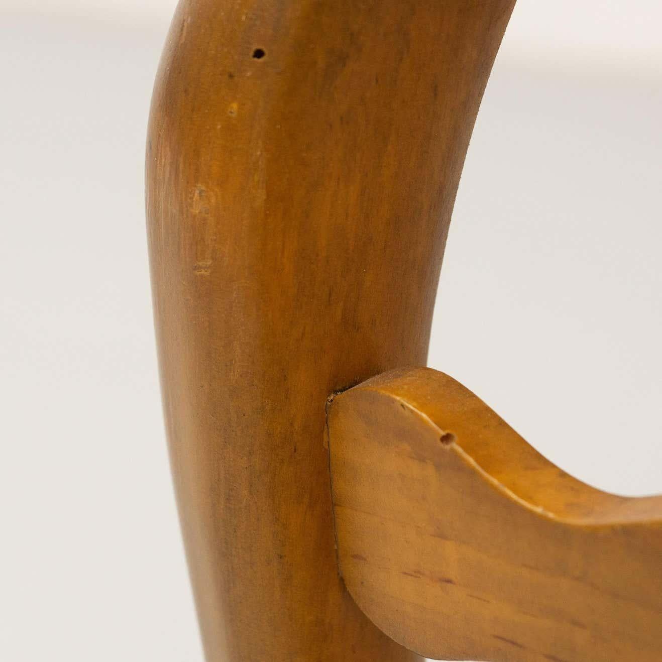 Début du 20e siècle - Ensemble de deux chaises provinciales en rotin et Wood Wood 10