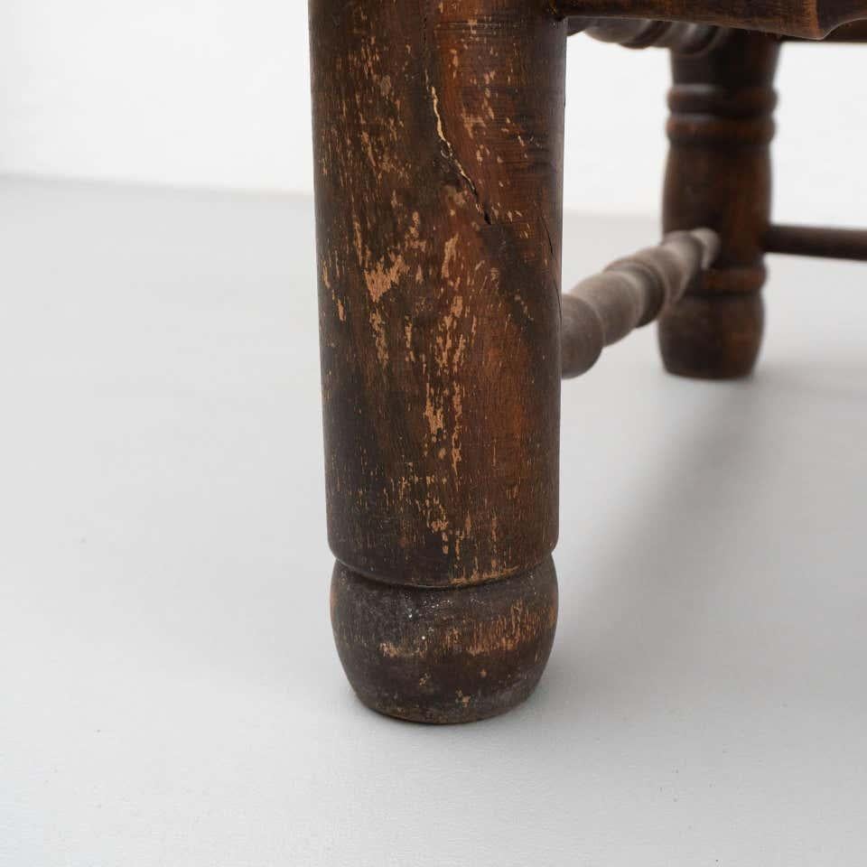 Set aus zwei beliebten rustikalen Sesseln aus Holz und Rattan aus dem frühen 20. Jahrhundert im Angebot 10