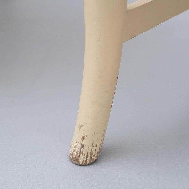 XX secolo Set di due poltrone provenzali in legno e rattan dei primi del Novecento in vendita