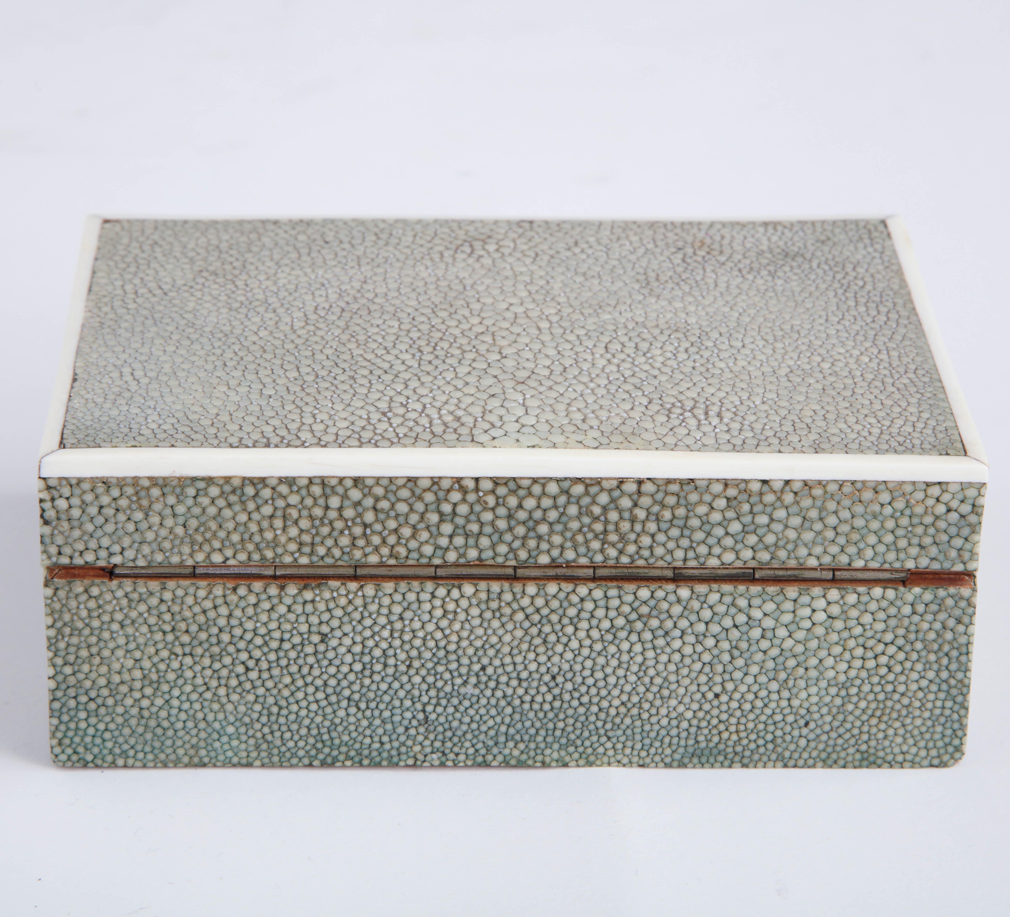 Early 20th Century Shagreen Box In Good Condition In New York, NY