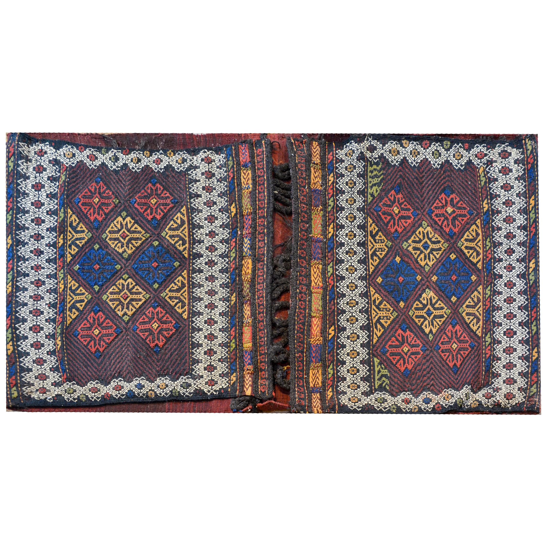 Early 20th Century Shahsevan Saddle Bag For Sale